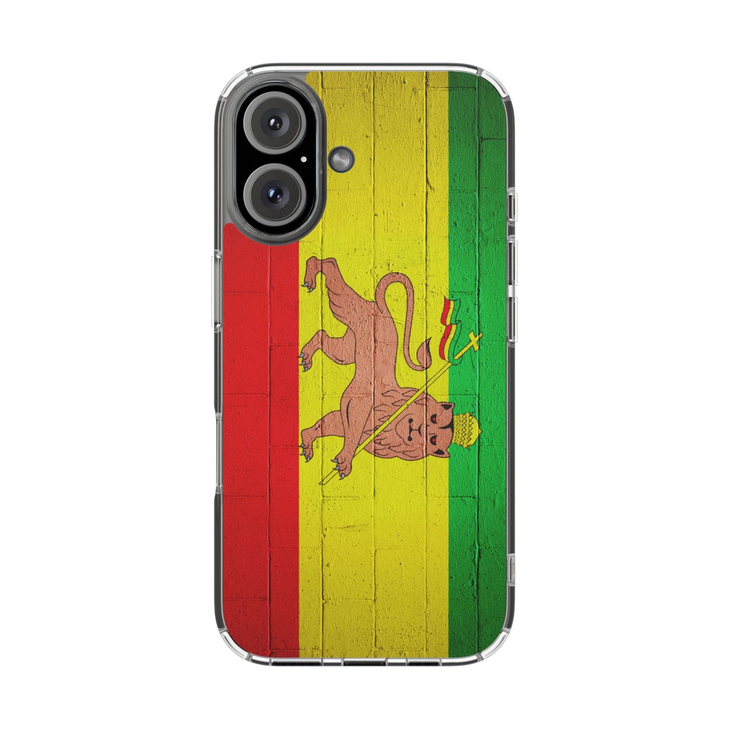 Vibrant Rastafarian Flag Phone Case, Impact-Resistant Cover, Customizable Gift for Music Lovers, iPhone and Samsung