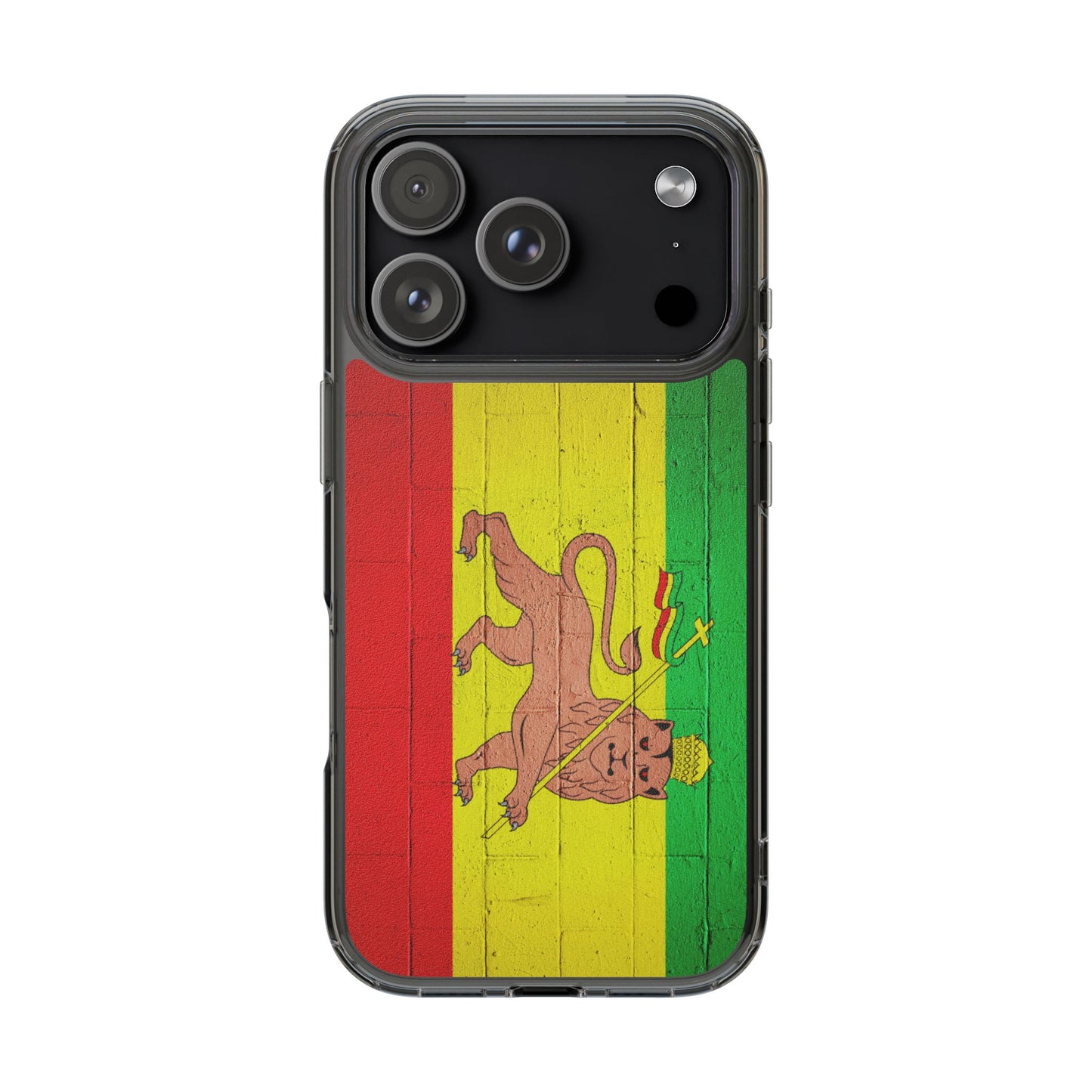 Vibrant Rastafarian Flag Phone Case, Impact-Resistant Cover, Customizable Gift for Music Lovers, iPhone and Samsung