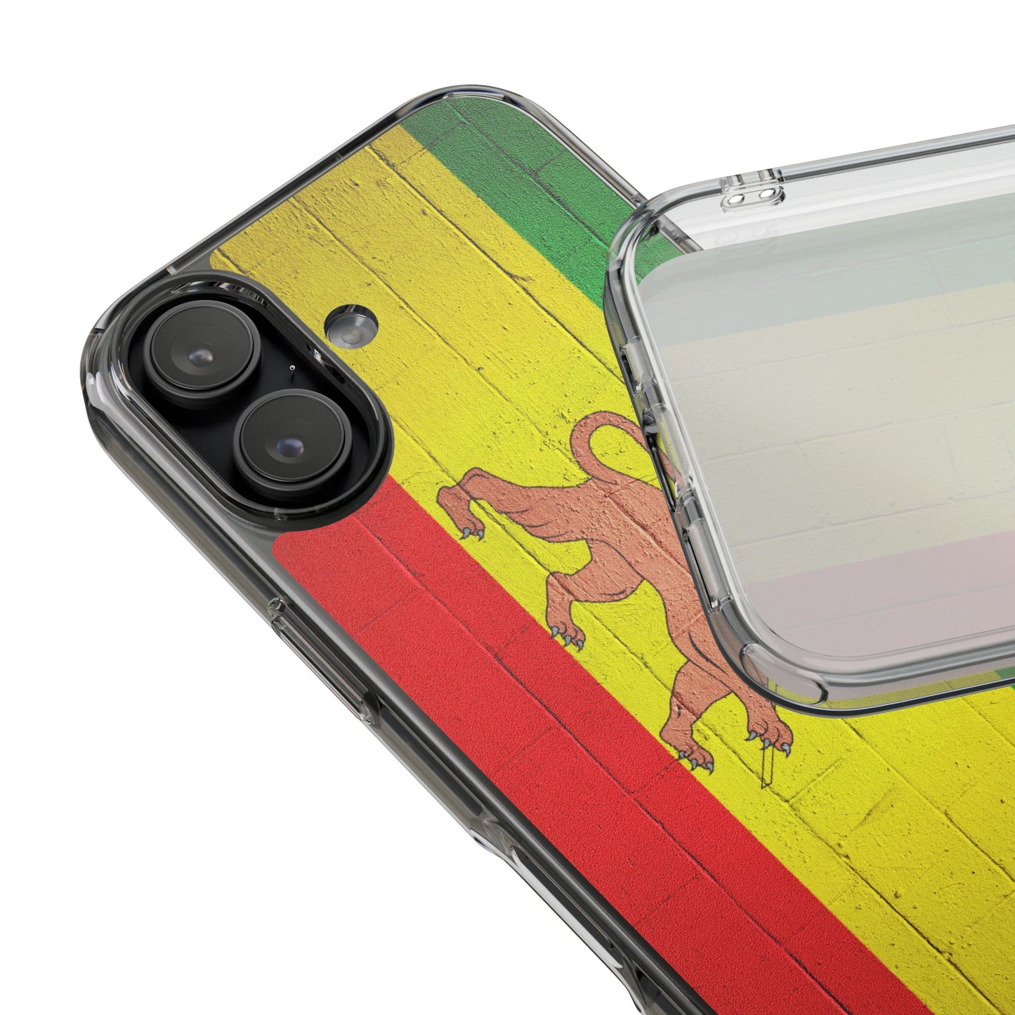 Vibrant Rastafarian Flag Phone Case, Impact-Resistant Cover, Customizable Gift for Music Lovers, iPhone and Samsung