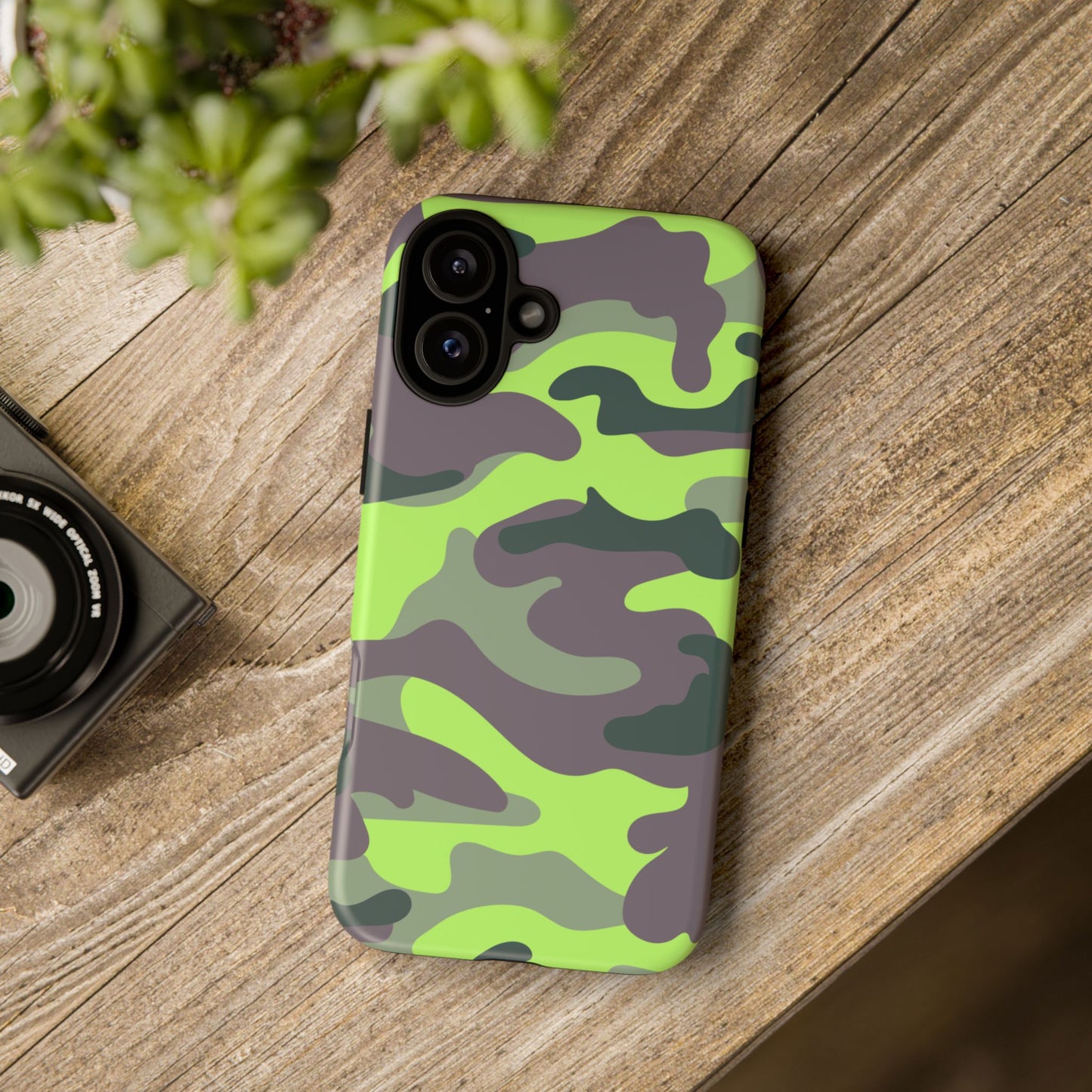 Camouflage Phone Case - Tough Cases for Adventurers, Stylish Protection, Gift for Outdoors Lovers, Nature Enthusiasts, Trendy Accessories