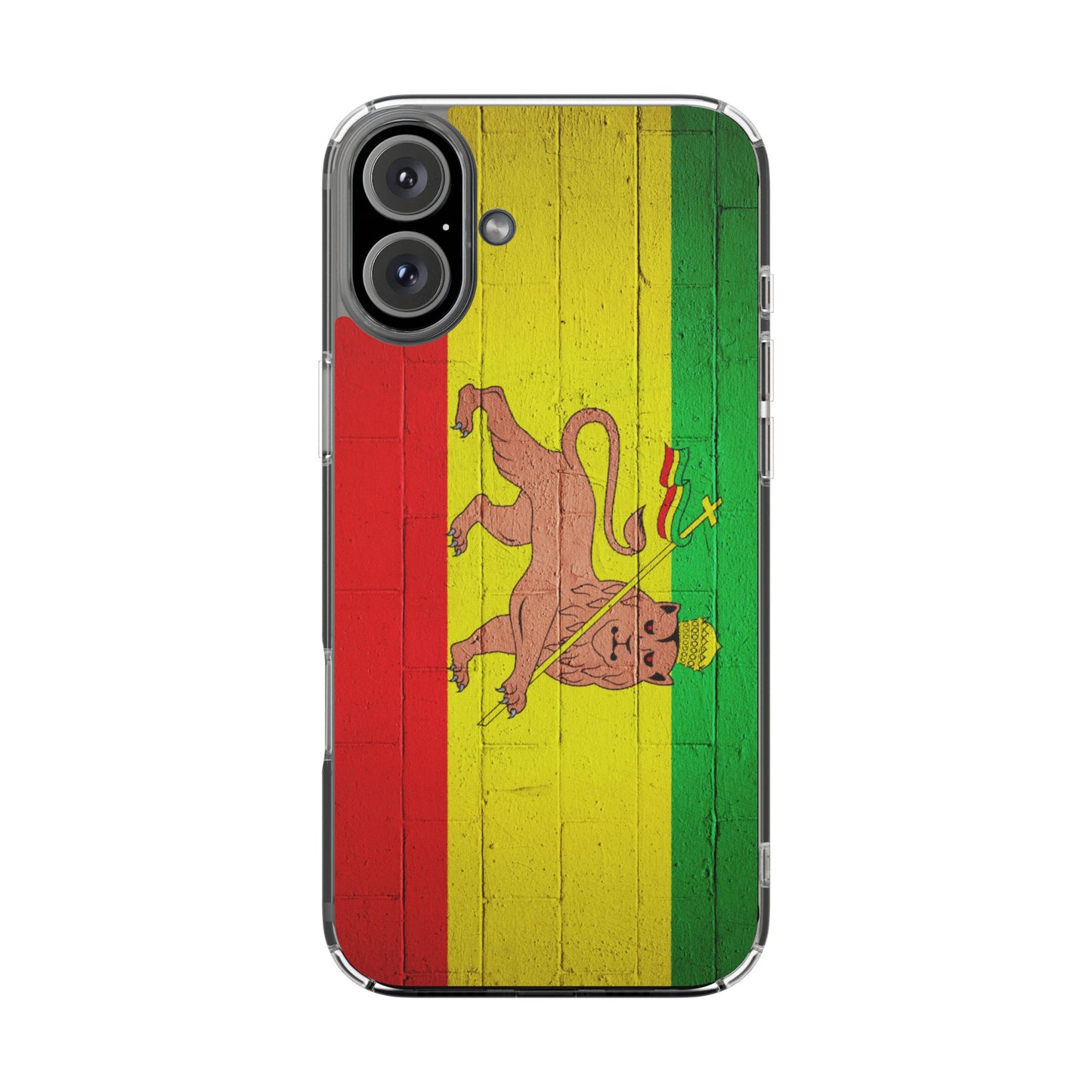 Vibrant Rastafarian Flag Phone Case, Impact-Resistant Cover, Customizable Gift for Music Lovers, iPhone and Samsung