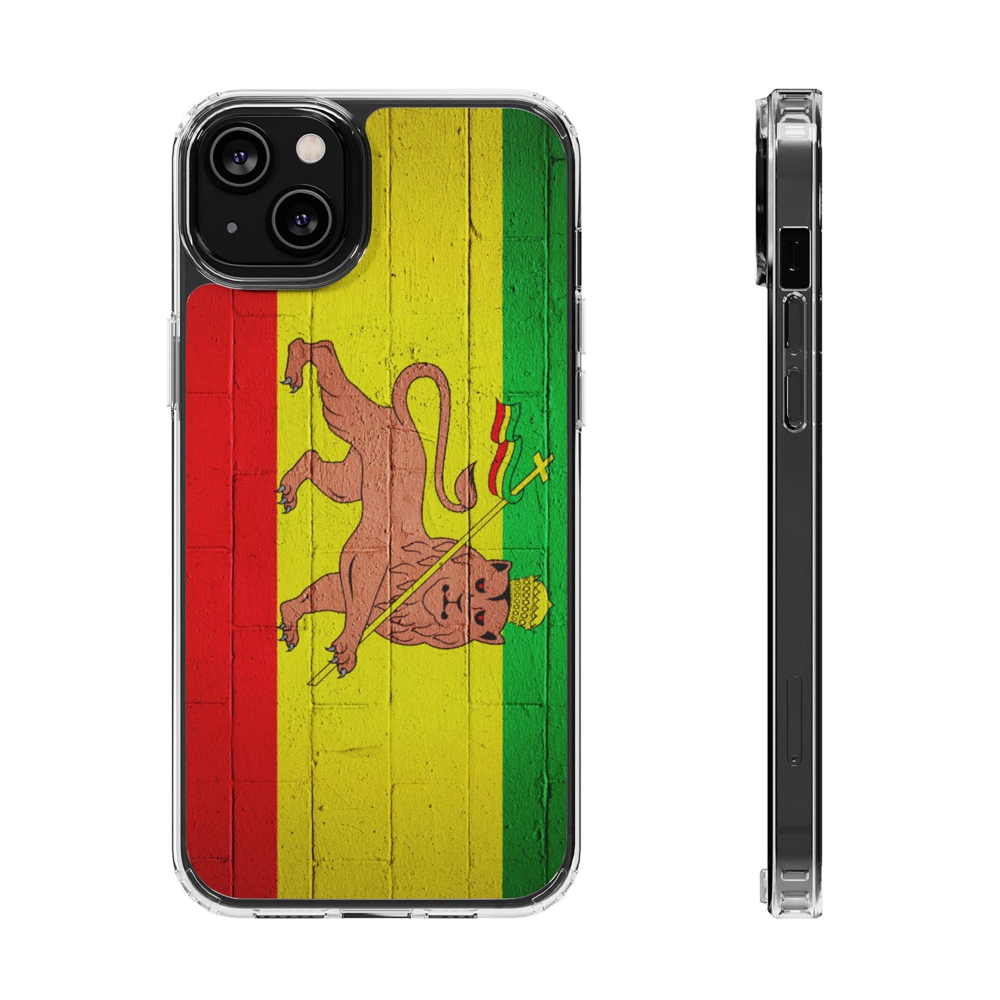 Vibrant Rastafarian Flag Phone Case, Impact-Resistant Cover, Customizable Gift for Music Lovers, iPhone and Samsung