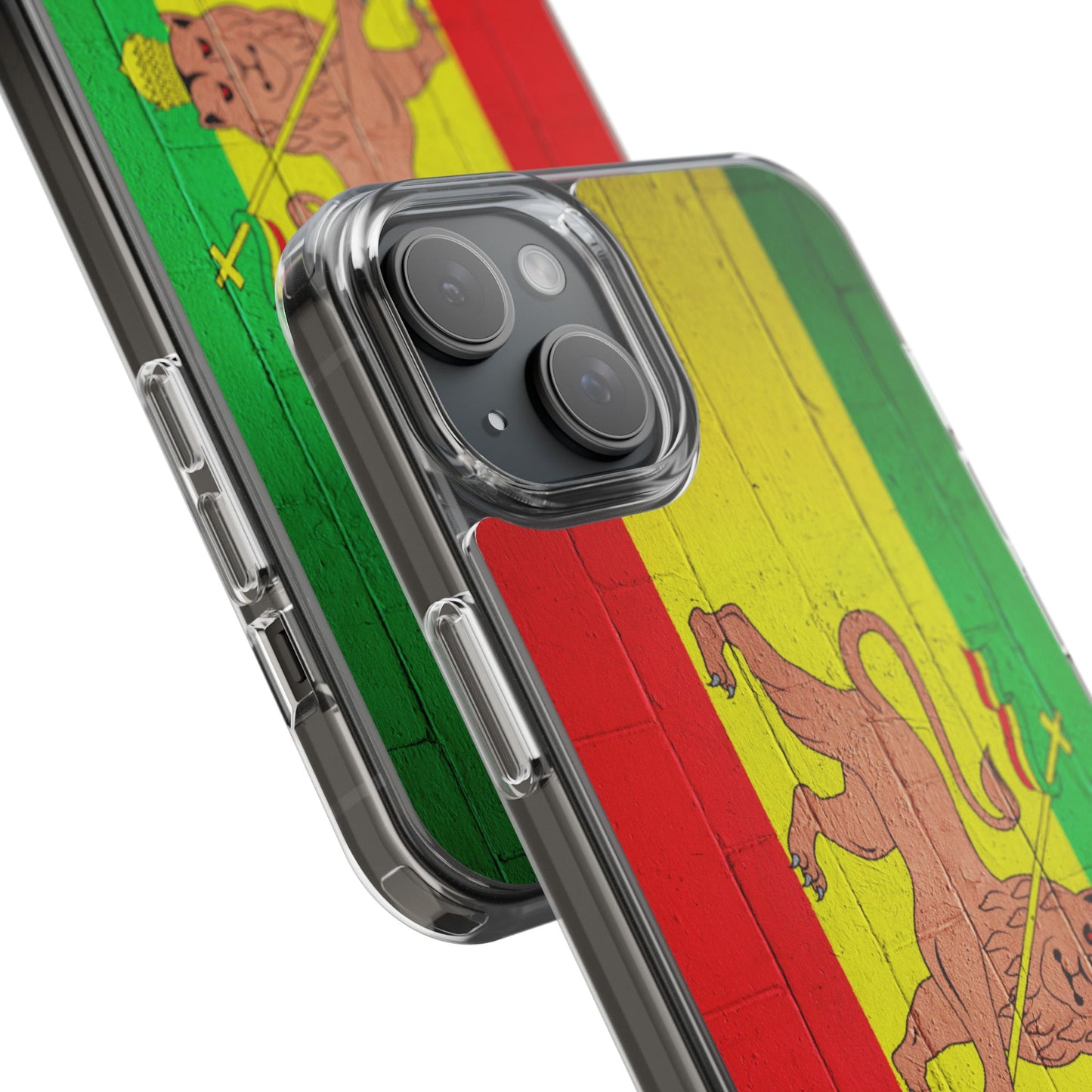 Vibrant Rastafarian Flag Phone Case, Impact-Resistant Cover, Customizable Gift for Music Lovers, iPhone and Samsung