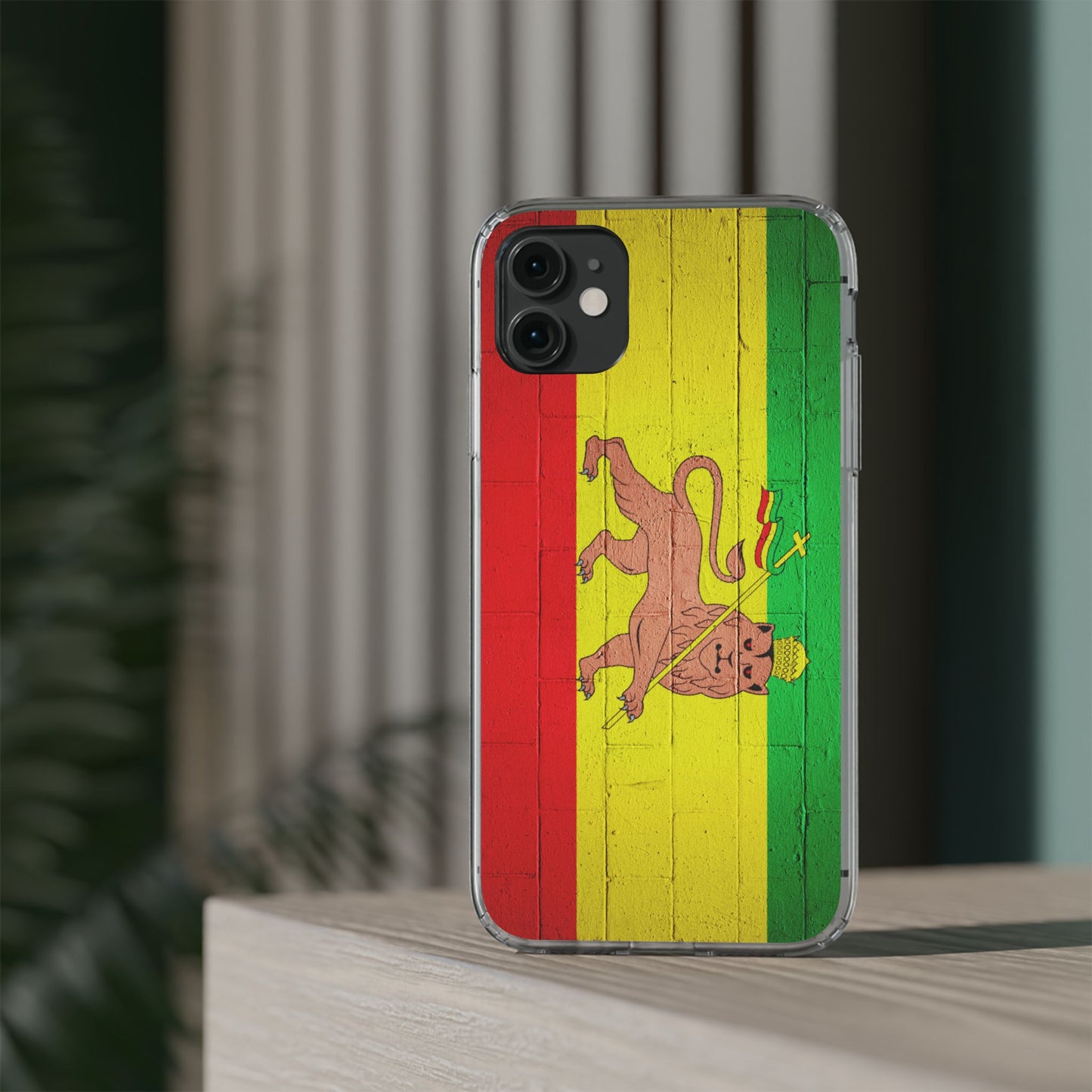 Vibrant Rastafarian Flag Phone Case, Impact-Resistant Cover, Customizable Gift for Music Lovers, iPhone and Samsung