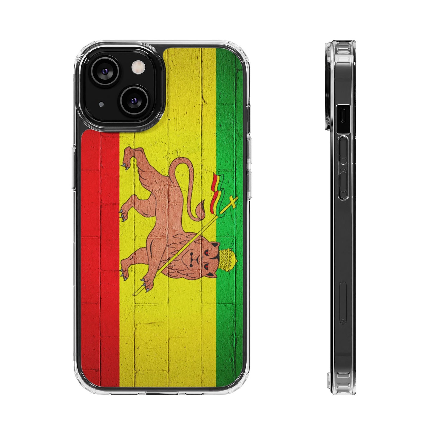 Vibrant Rastafarian Flag Phone Case, Impact-Resistant Cover, Customizable Gift for Music Lovers, iPhone and Samsung