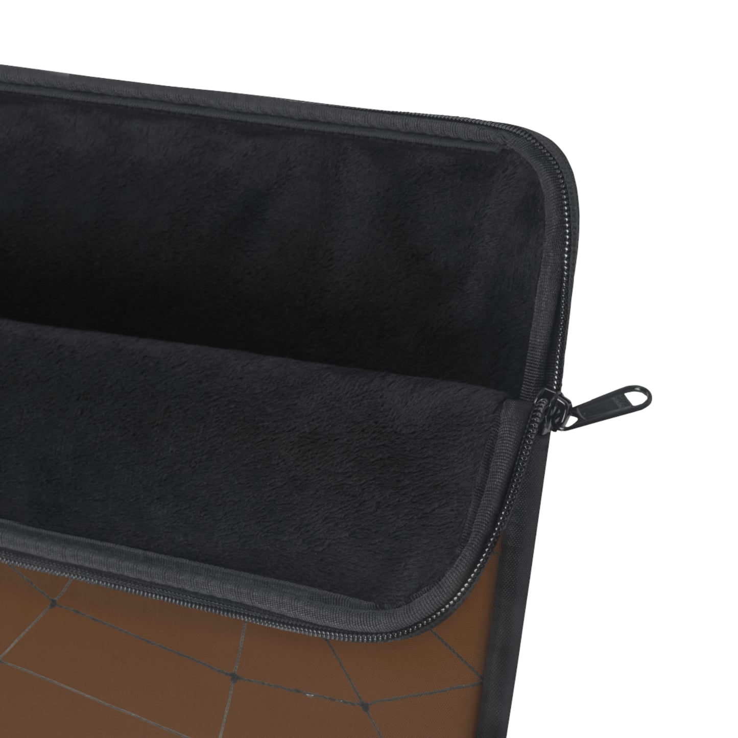Spider in Web on Brown Laptop Sleeve | Unique Laptop Case for Teens, Gift for Artists, Computer Sleeve, Geeky Tech Accessories