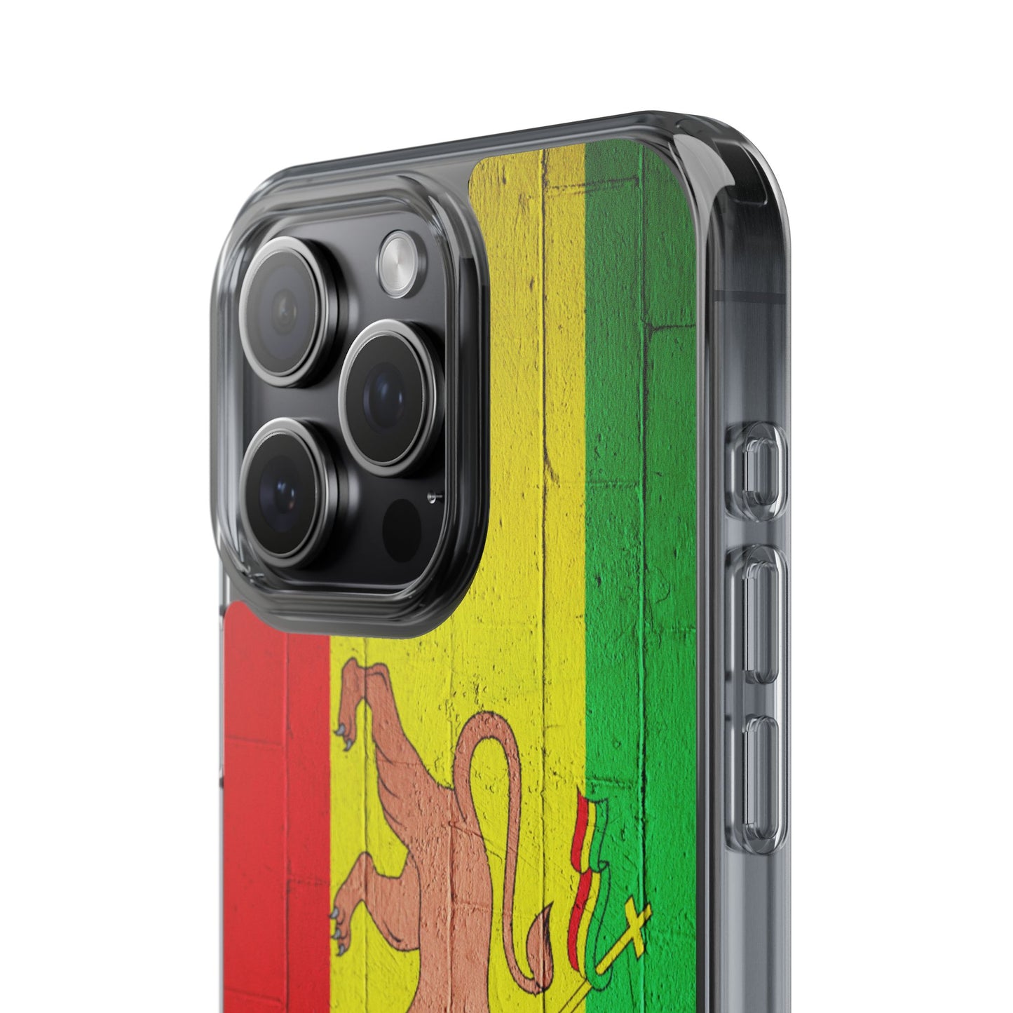 Vibrant Rastafarian Flag Phone Case, Impact-Resistant Cover, Customizable Gift for Music Lovers, iPhone and Samsung