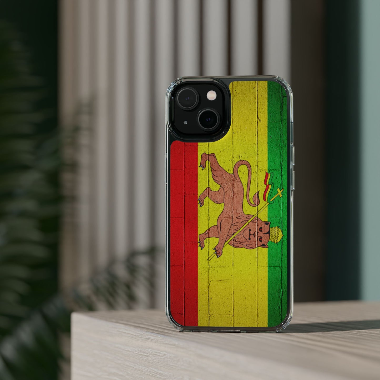 Vibrant Rastafarian Flag Phone Case, Impact-Resistant Cover, Customizable Gift for Music Lovers, iPhone and Samsung