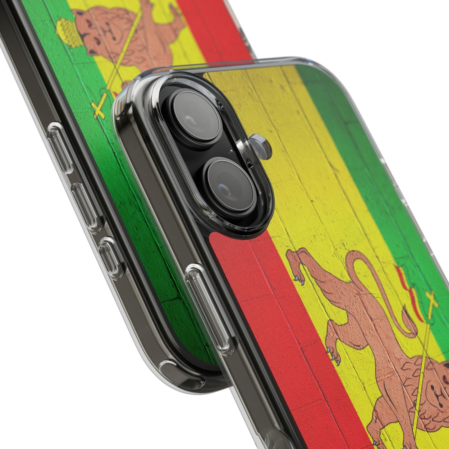 Vibrant Rastafarian Flag Phone Case, Impact-Resistant Cover, Customizable Gift for Music Lovers, iPhone and Samsung