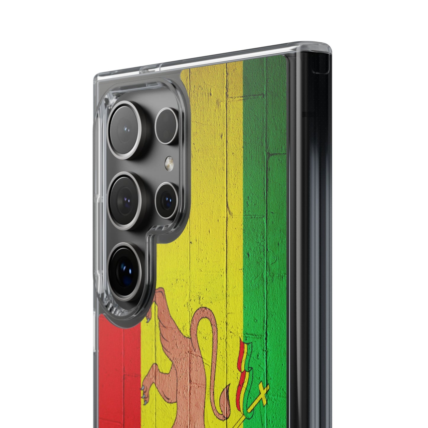 Vibrant Rastafarian Flag Phone Case, Impact-Resistant Cover, Customizable Gift for Music Lovers, iPhone and Samsung