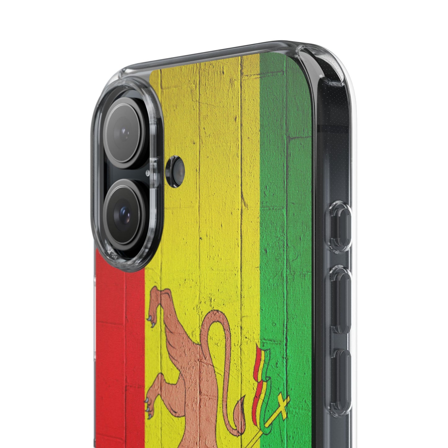 Vibrant Rastafarian Flag Phone Case, Impact-Resistant Cover, Customizable Gift for Music Lovers, iPhone and Samsung