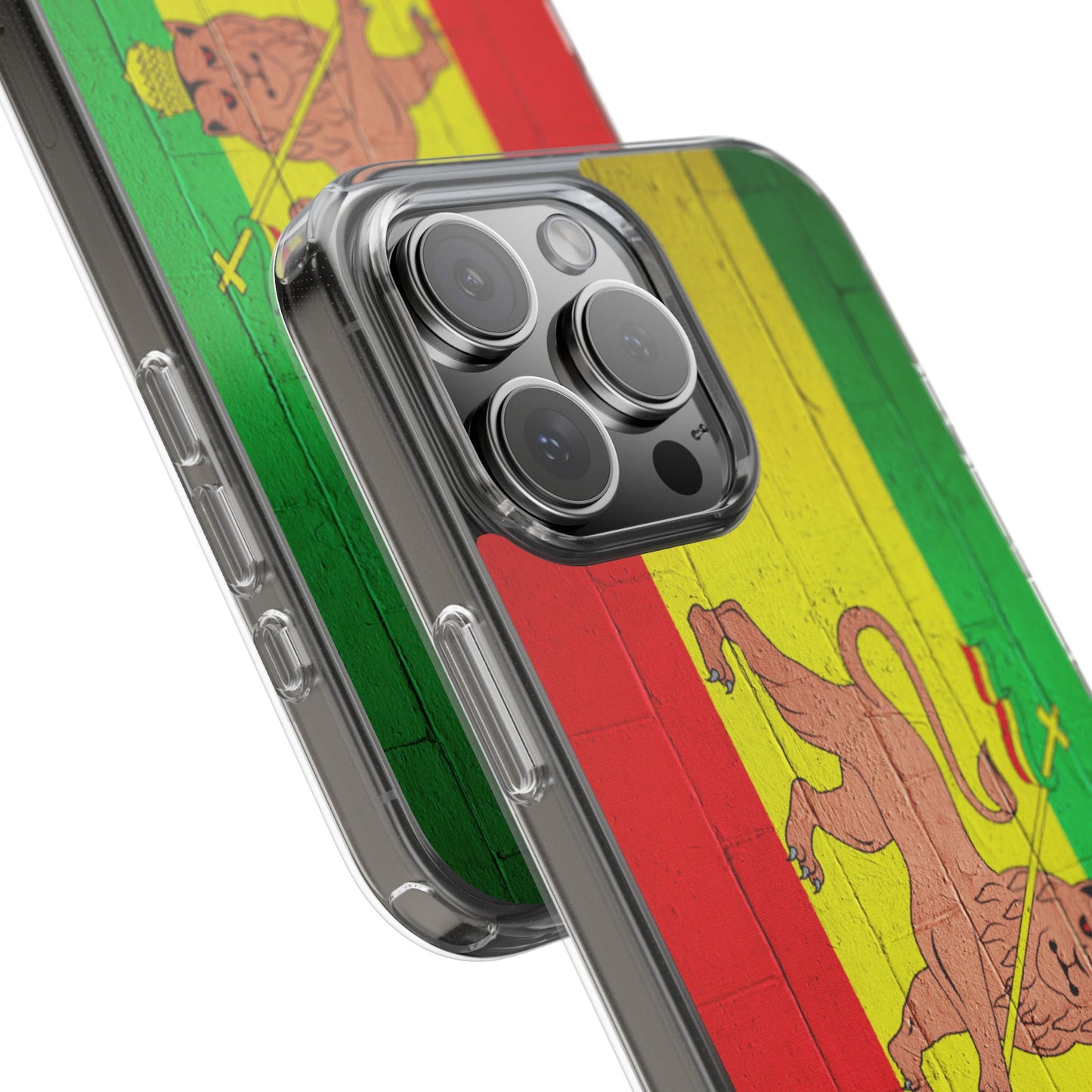 Vibrant Rastafarian Flag Phone Case, Impact-Resistant Cover, Customizable Gift for Music Lovers, iPhone and Samsung