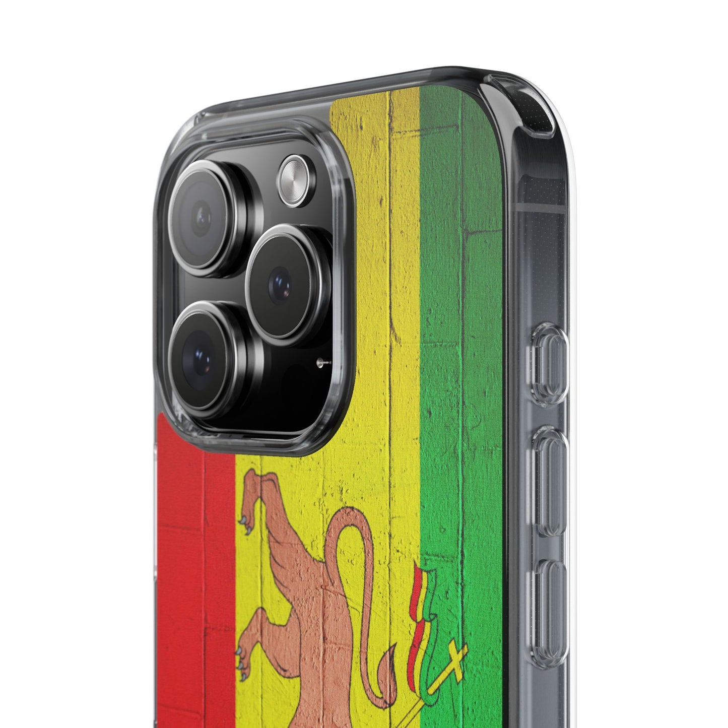 Vibrant Rastafarian Flag Phone Case, Impact-Resistant Cover, Customizable Gift for Music Lovers, iPhone and Samsung