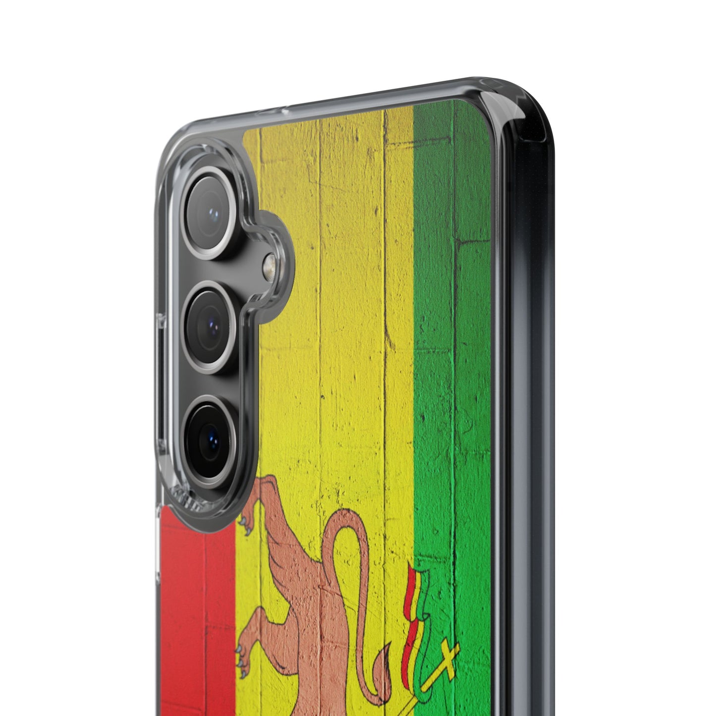Vibrant Rastafarian Flag Phone Case, Impact-Resistant Cover, Customizable Gift for Music Lovers, iPhone and Samsung