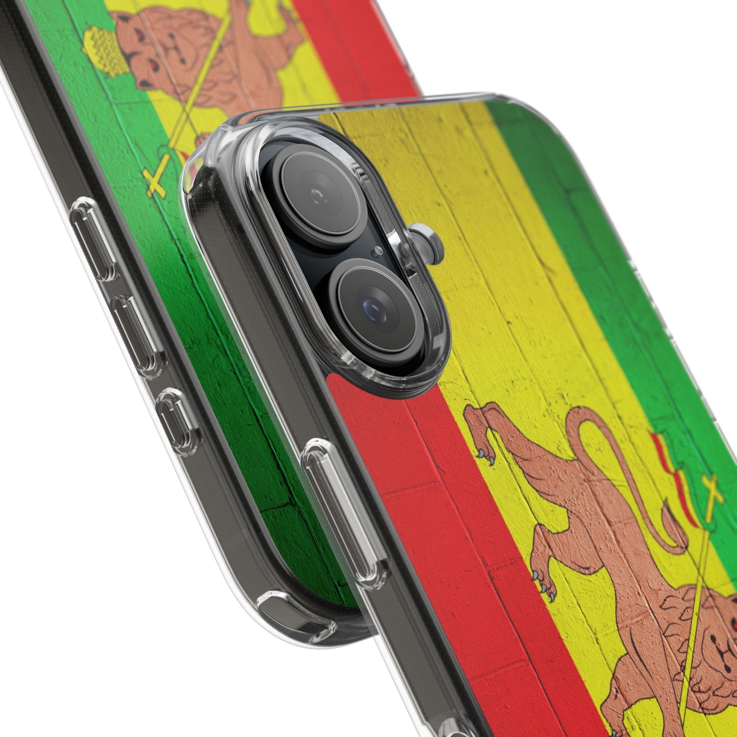 Vibrant Rastafarian Flag Phone Case, Impact-Resistant Cover, Customizable Gift for Music Lovers, iPhone and Samsung