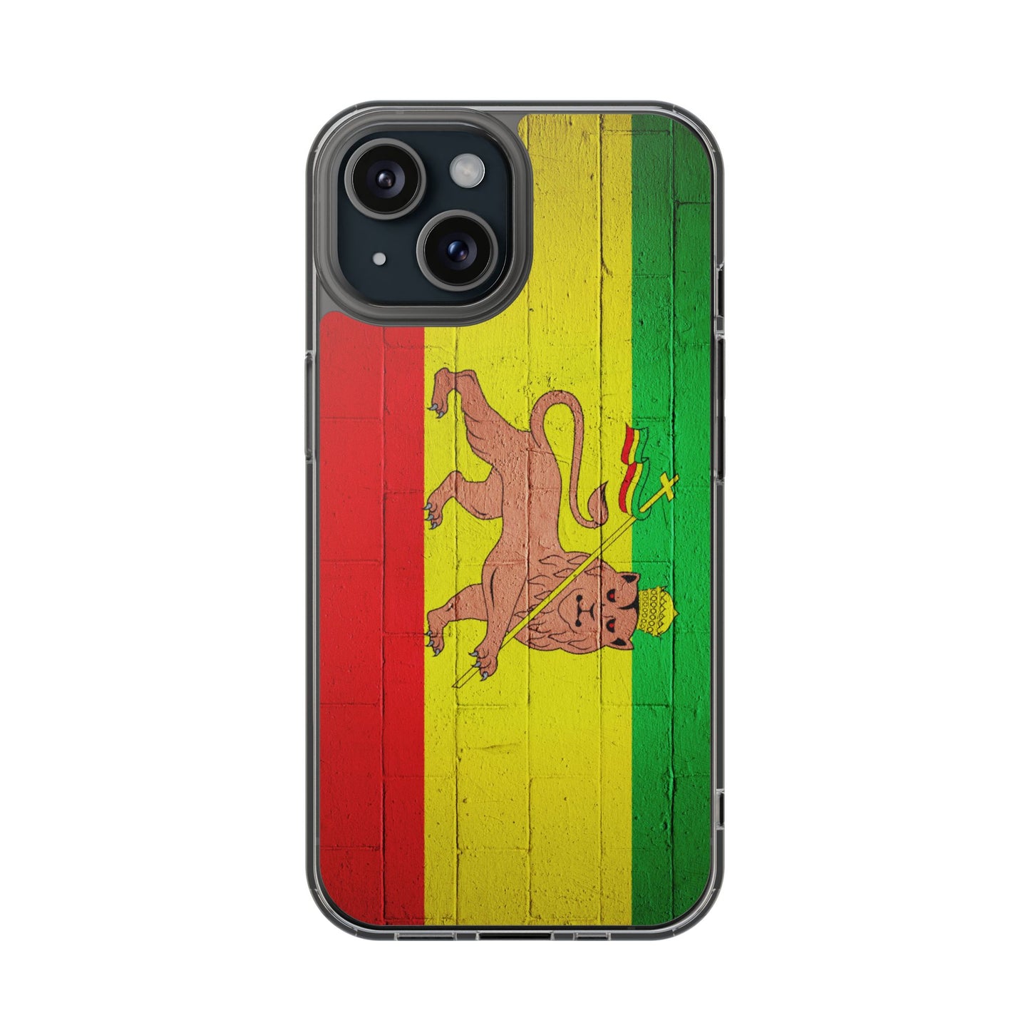 Vibrant Rastafarian Flag Phone Case, Impact-Resistant Cover, Customizable Gift for Music Lovers, iPhone and Samsung