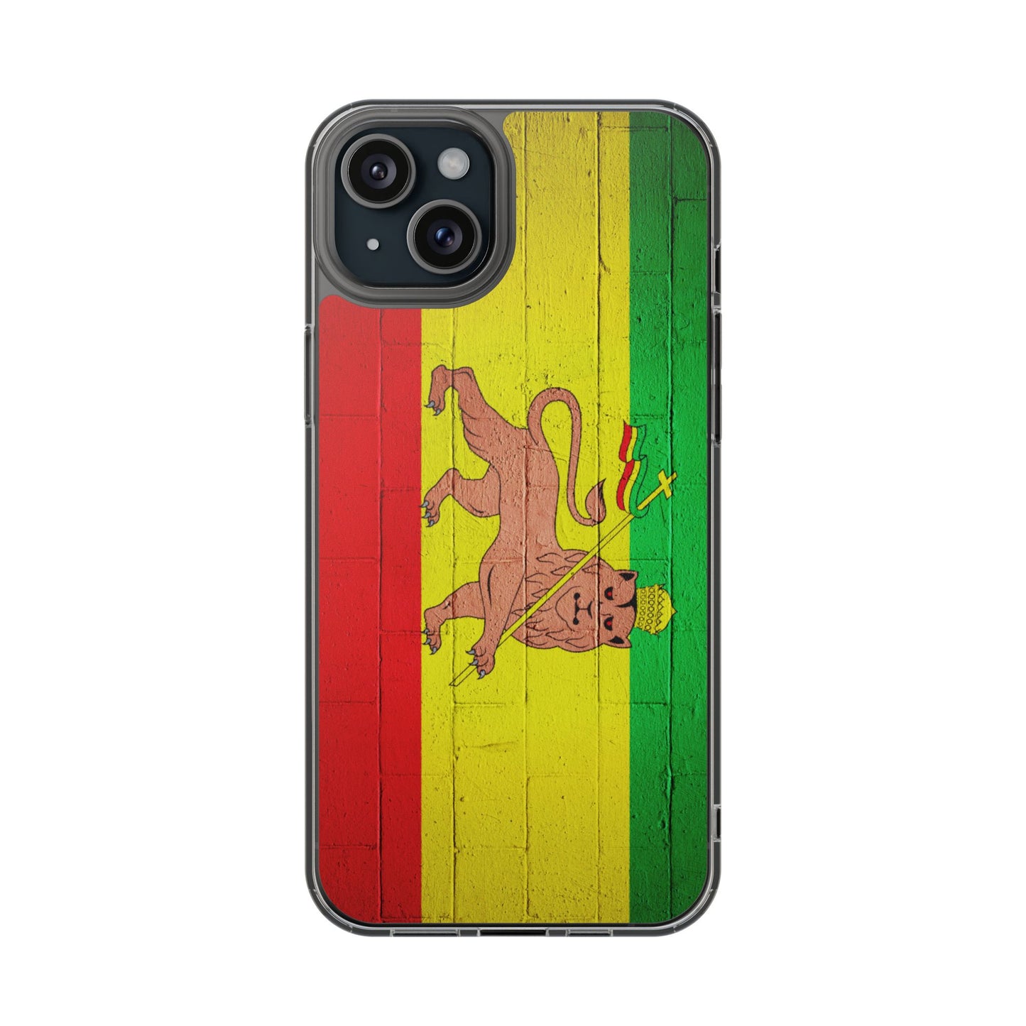 Vibrant Rastafarian Flag Phone Case, Impact-Resistant Cover, Customizable Gift for Music Lovers, iPhone and Samsung