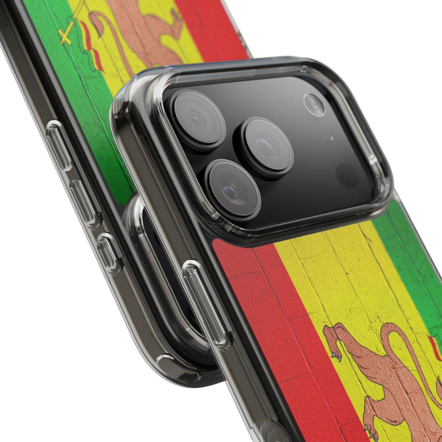 Vibrant Rastafarian Flag Phone Case, Impact-Resistant Cover, Customizable Gift for Music Lovers, iPhone and Samsung