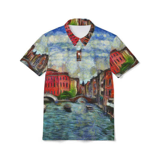 Stylish Unisex Polo Shirt - Casual Wear, Summer Fashion, Gift for Him/Her, Everyday Comfort, Vincent Van Gogh 2