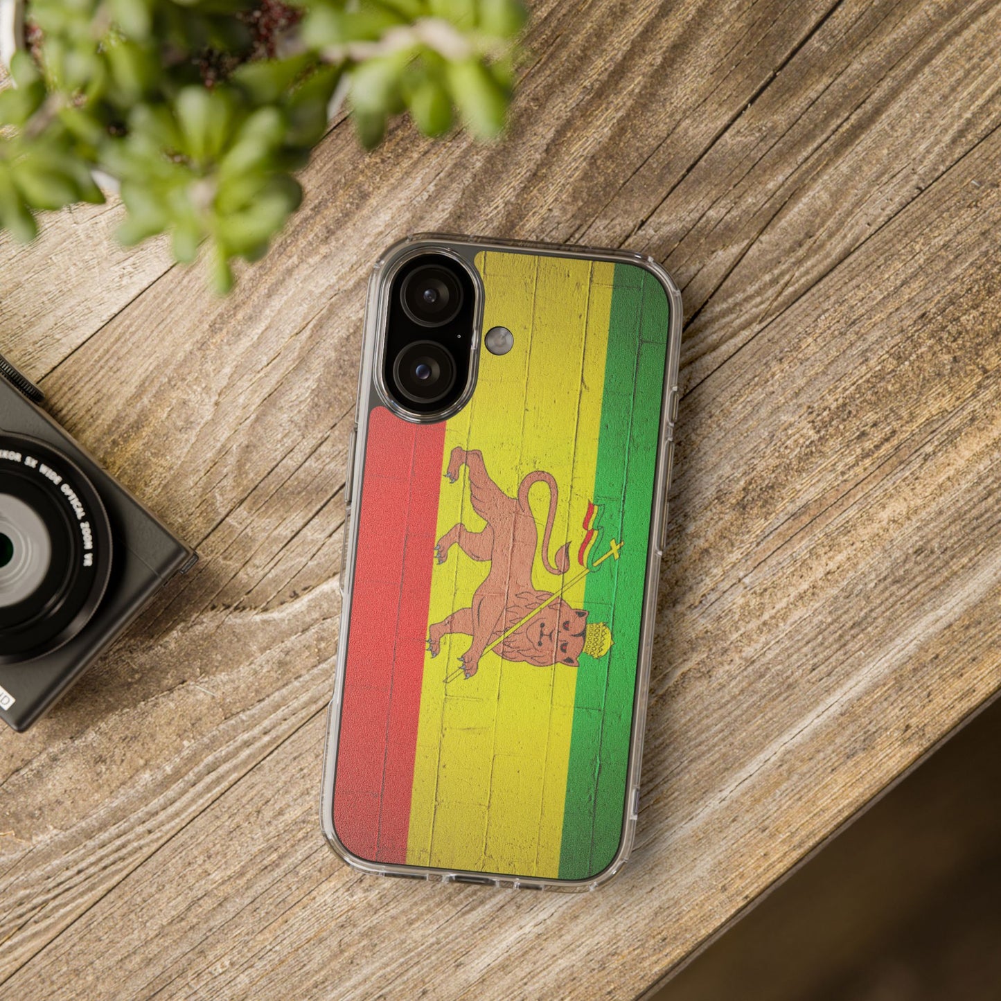 Vibrant Rastafarian Flag Phone Case, Impact-Resistant Cover, Customizable Gift for Music Lovers, iPhone and Samsung