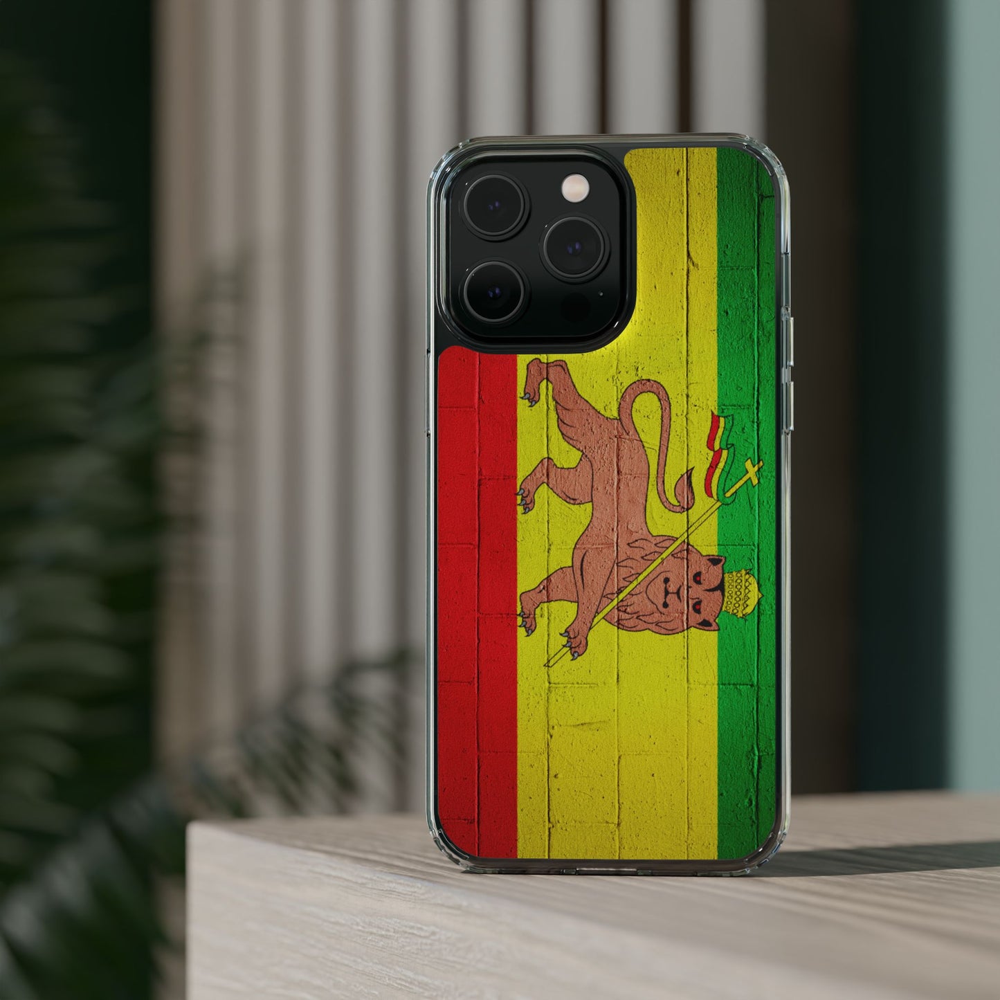 Vibrant Rastafarian Flag Phone Case, Impact-Resistant Cover, Customizable Gift for Music Lovers, iPhone and Samsung