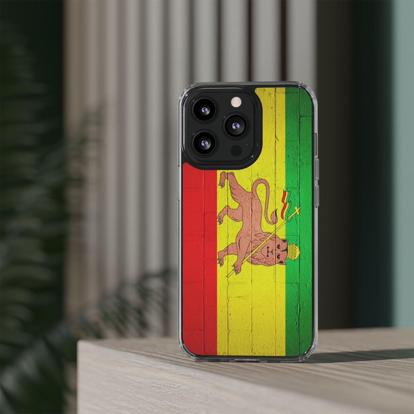 Vibrant Rastafarian Flag Phone Case, Impact-Resistant Cover, Customizable Gift for Music Lovers, iPhone and Samsung