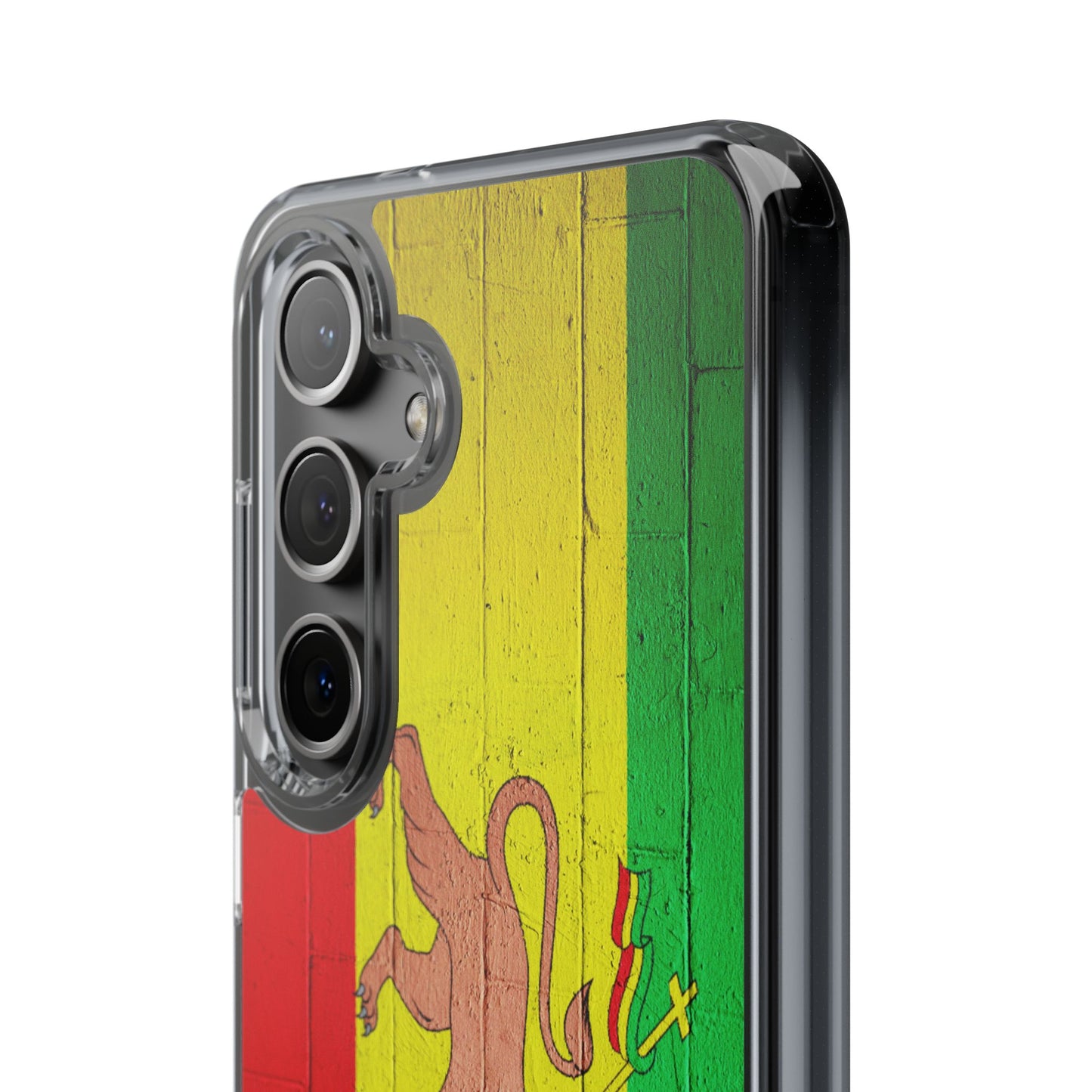 Vibrant Rastafarian Flag Phone Case, Impact-Resistant Cover, Customizable Gift for Music Lovers, iPhone and Samsung