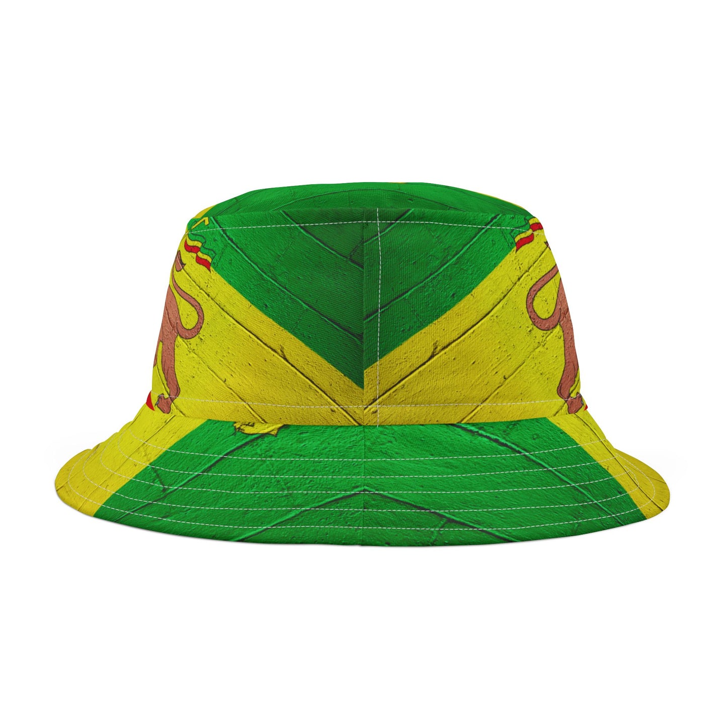 Vibrant Lion Flag Bucket Hat | Summer Fashion, Festival Accessory, Travel Essential, Beach Wear, Outdoor Fun