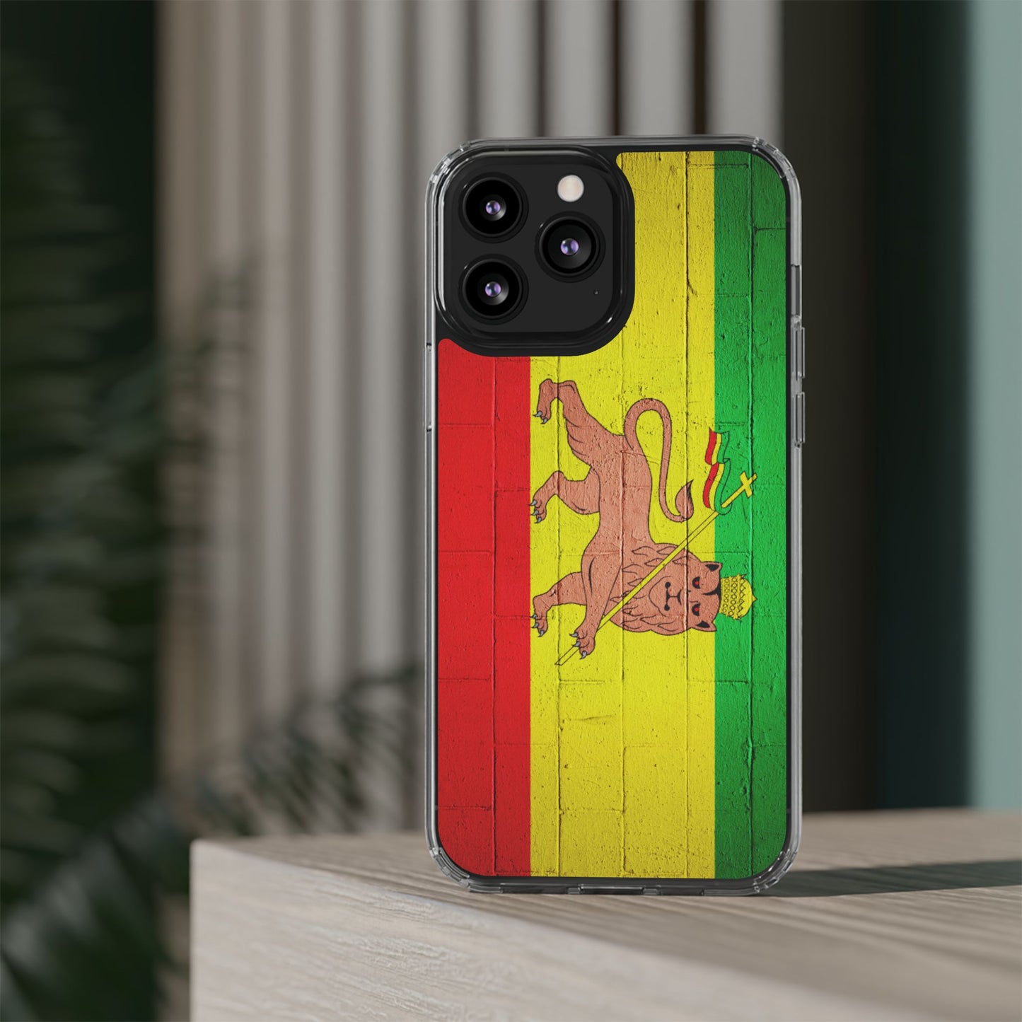 Vibrant Rastafarian Flag Phone Case, Impact-Resistant Cover, Customizable Gift for Music Lovers, iPhone and Samsung