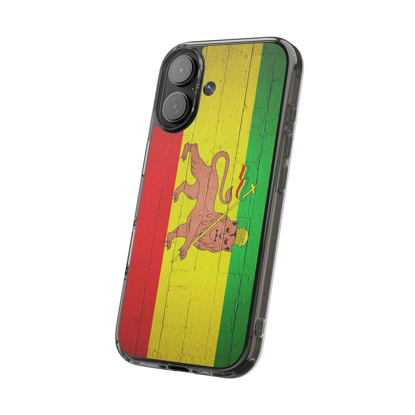 Vibrant Rastafarian Flag Phone Case, Impact-Resistant Cover, Customizable Gift for Music Lovers, iPhone and Samsung
