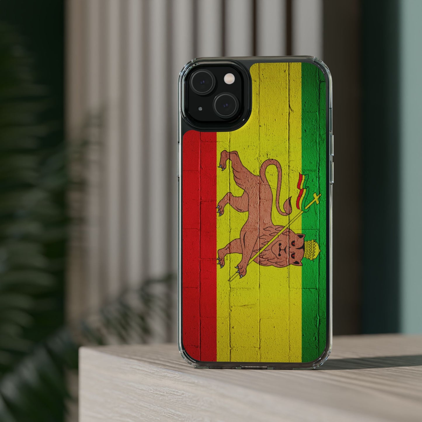 Vibrant Rastafarian Flag Phone Case, Impact-Resistant Cover, Customizable Gift for Music Lovers, iPhone and Samsung