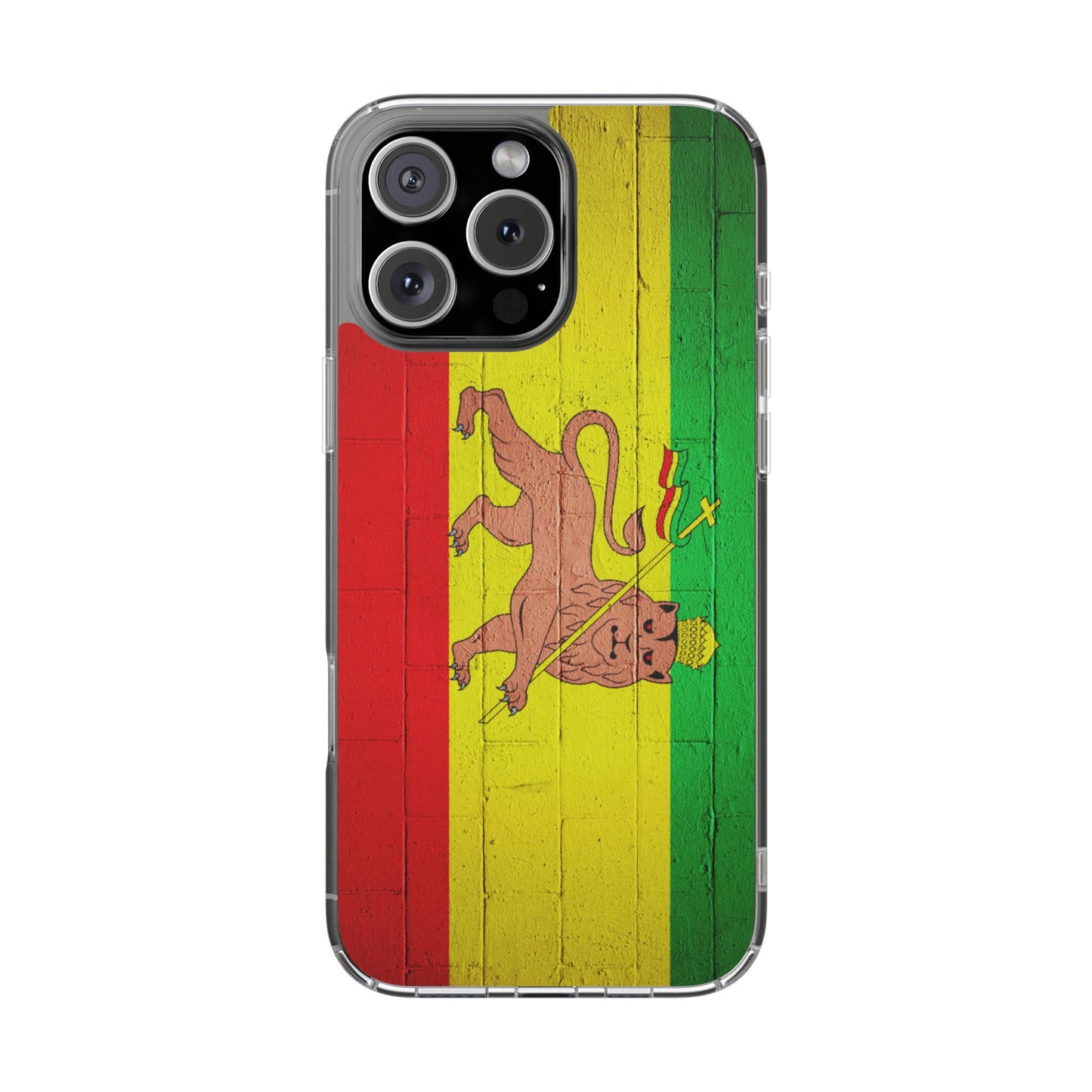 Vibrant Rastafarian Flag Phone Case, Impact-Resistant Cover, Customizable Gift for Music Lovers, iPhone and Samsung