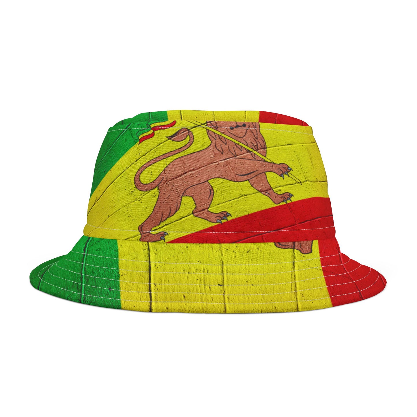 Vibrant Lion Flag Bucket Hat | Summer Fashion, Festival Accessory, Travel Essential, Beach Wear, Outdoor Fun