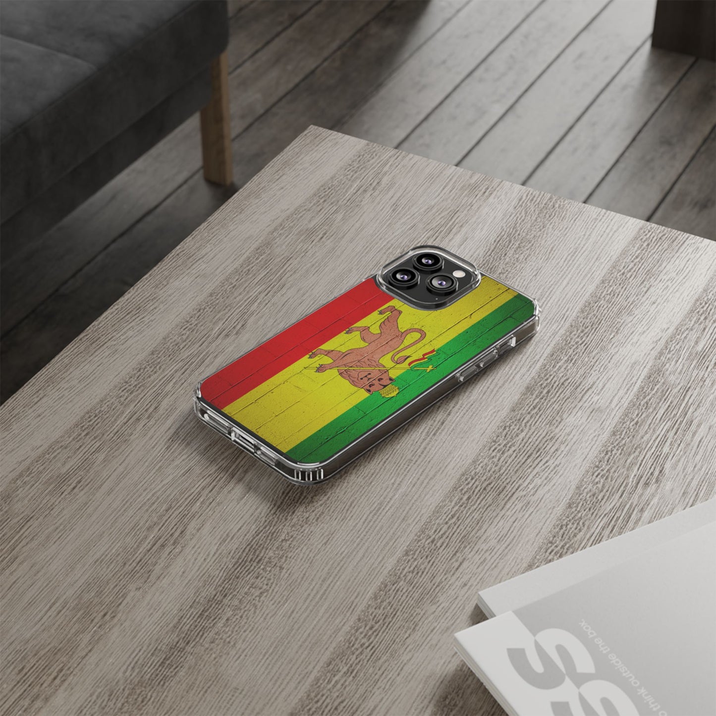 Vibrant Rastafarian Flag Phone Case, Impact-Resistant Cover, Customizable Gift for Music Lovers, iPhone and Samsung