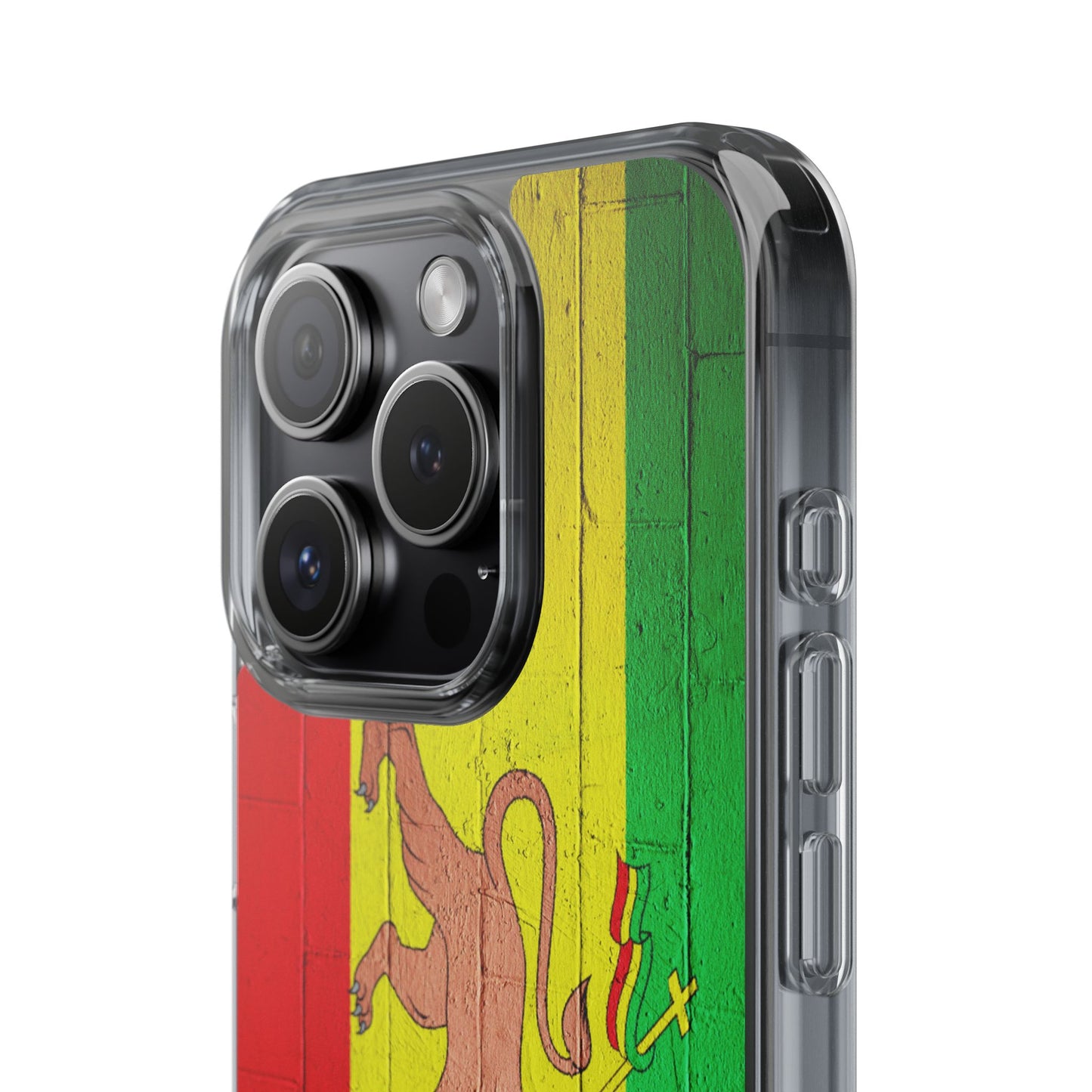 Vibrant Rastafarian Flag Phone Case, Impact-Resistant Cover, Customizable Gift for Music Lovers, iPhone and Samsung