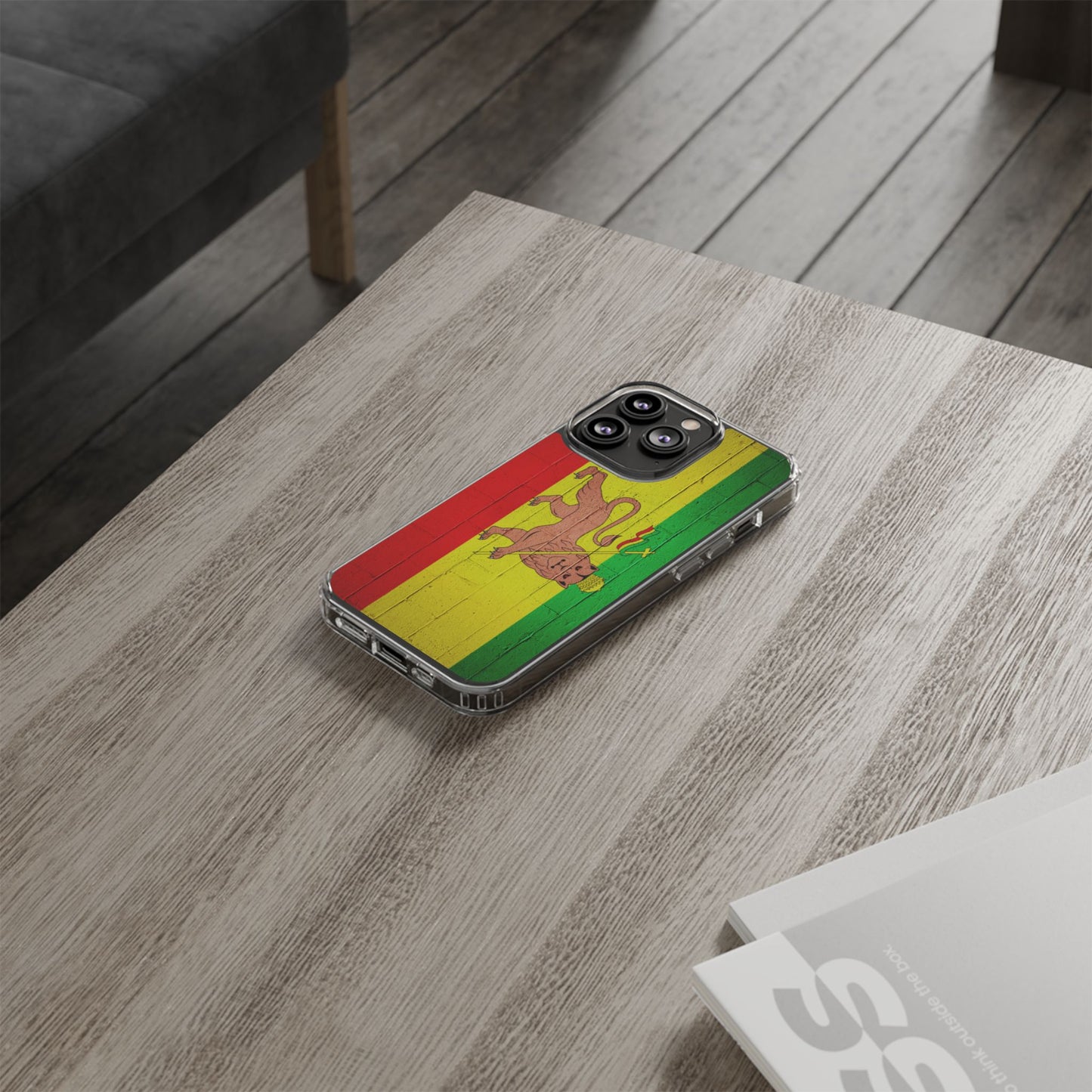 Vibrant Rastafarian Flag Phone Case, Impact-Resistant Cover, Customizable Gift for Music Lovers, iPhone and Samsung