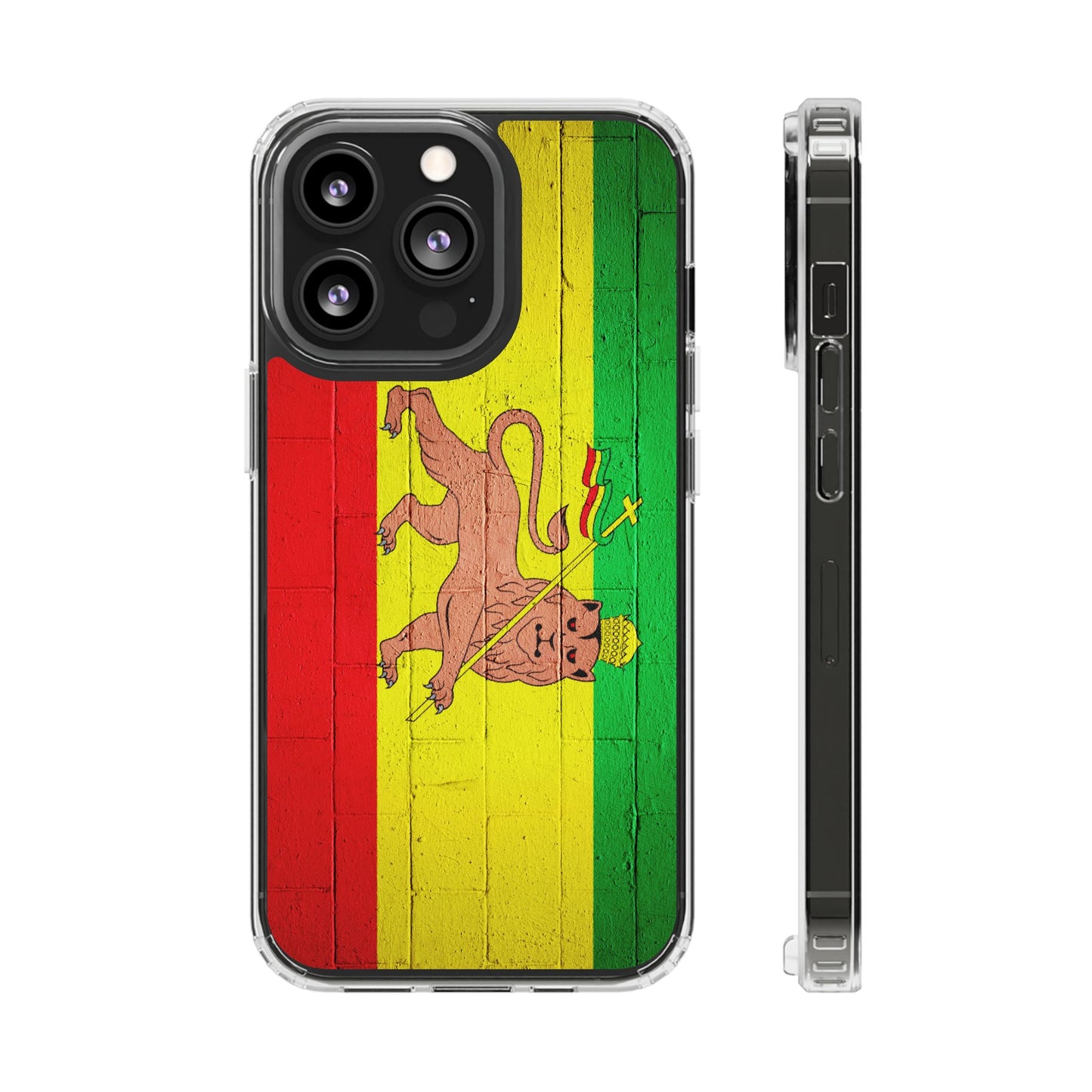 Vibrant Rastafarian Flag Phone Case, Impact-Resistant Cover, Customizable Gift for Music Lovers, iPhone and Samsung