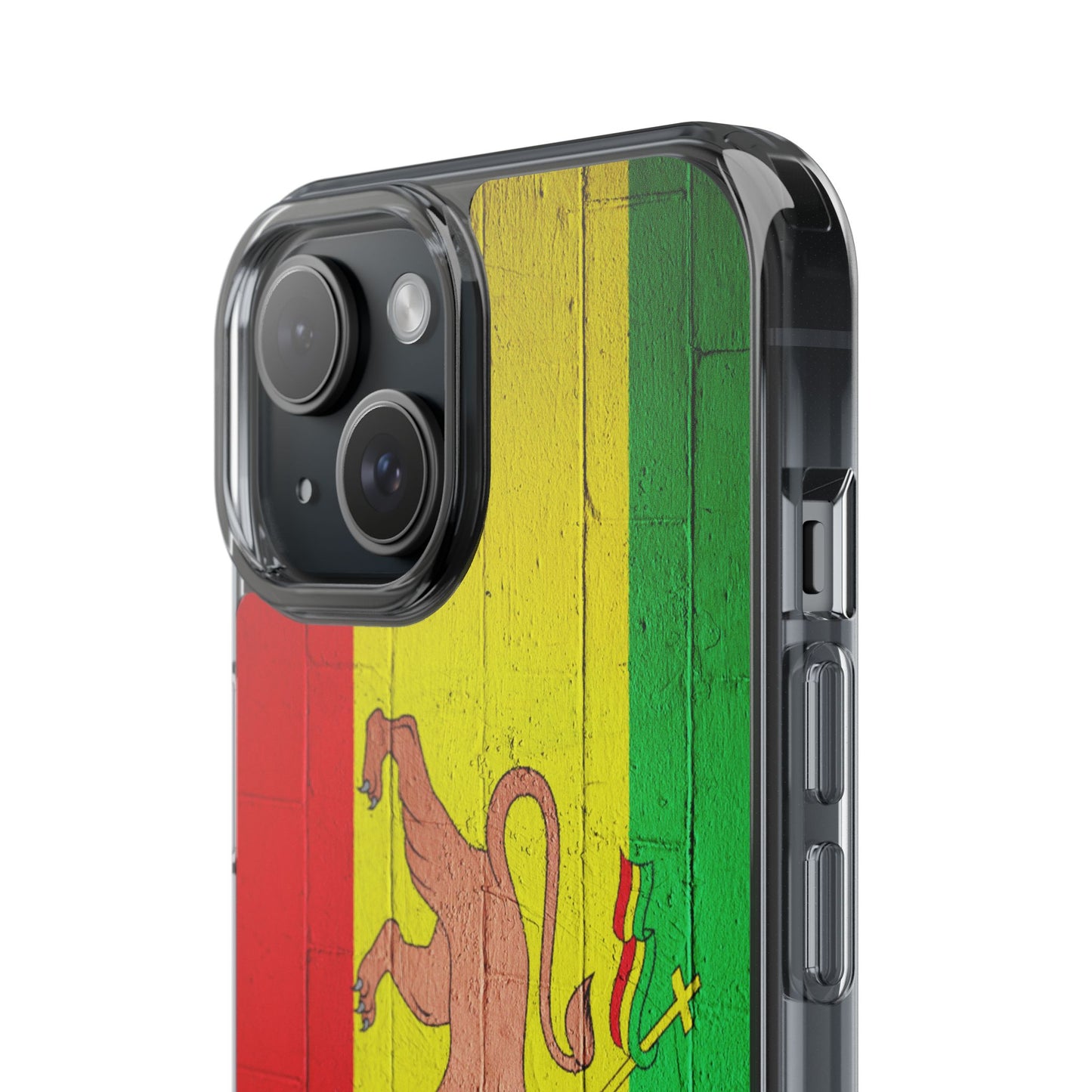 Vibrant Rastafarian Flag Phone Case, Impact-Resistant Cover, Customizable Gift for Music Lovers, iPhone and Samsung