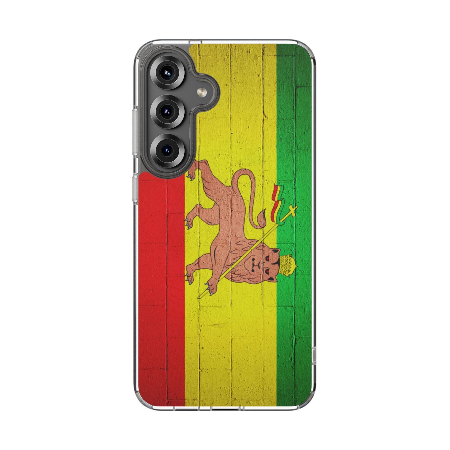 Vibrant Rastafarian Flag Phone Case, Impact-Resistant Cover, Customizable Gift for Music Lovers, iPhone and Samsung