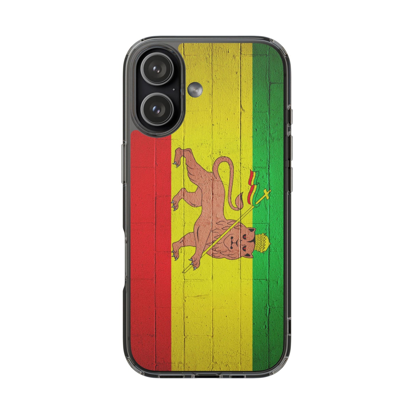 Vibrant Rastafarian Flag Phone Case, Impact-Resistant Cover, Customizable Gift for Music Lovers, iPhone and Samsung