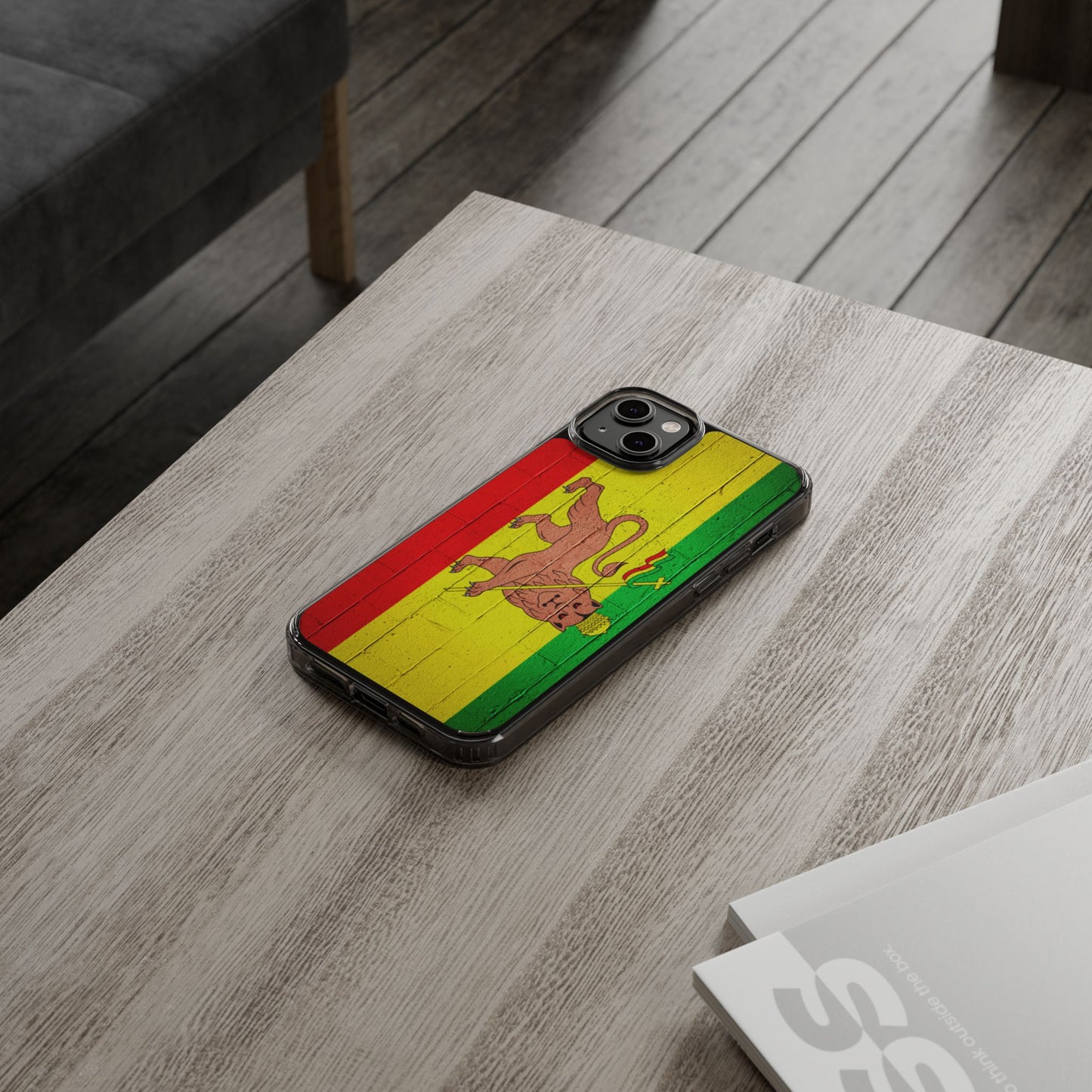 Vibrant Rastafarian Flag Phone Case, Impact-Resistant Cover, Customizable Gift for Music Lovers, iPhone and Samsung