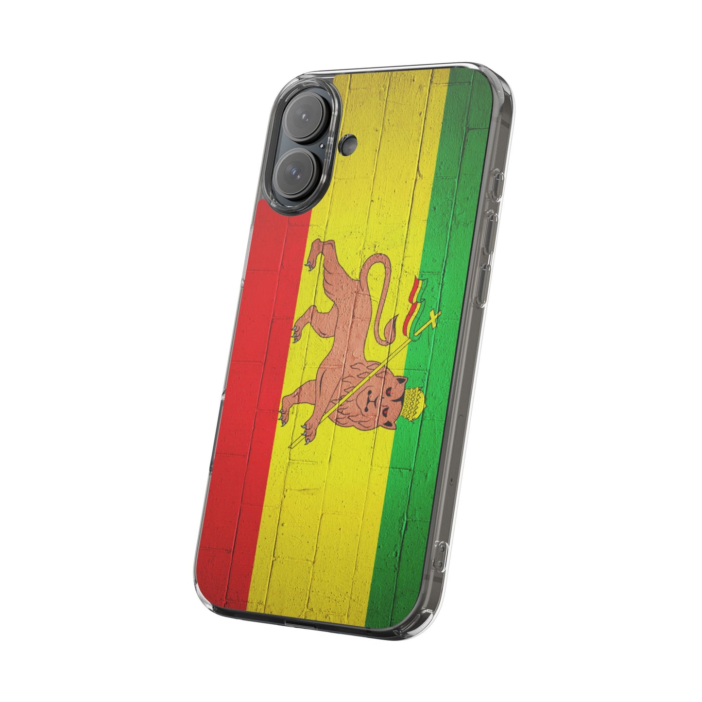 Vibrant Rastafarian Flag Phone Case, Impact-Resistant Cover, Customizable Gift for Music Lovers, iPhone and Samsung