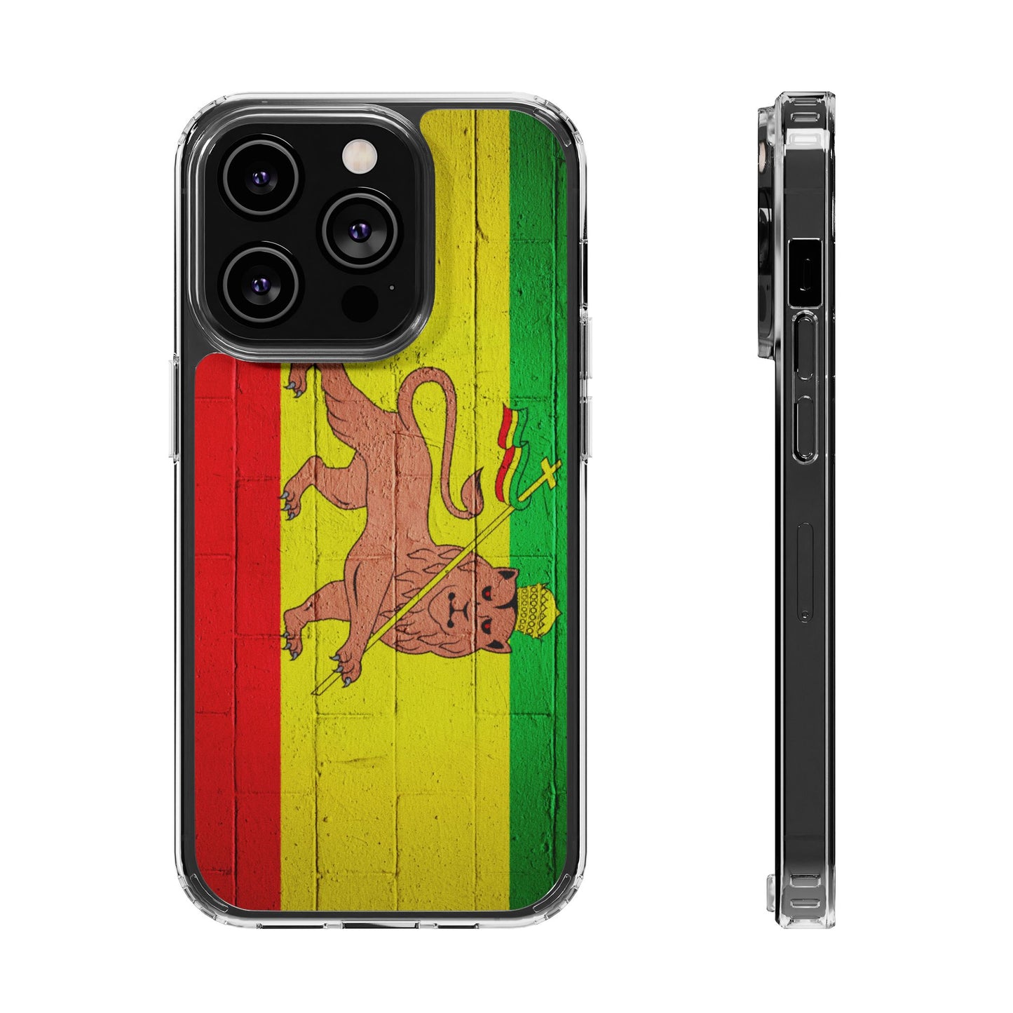 Vibrant Rastafarian Flag Phone Case, Impact-Resistant Cover, Customizable Gift for Music Lovers, iPhone and Samsung