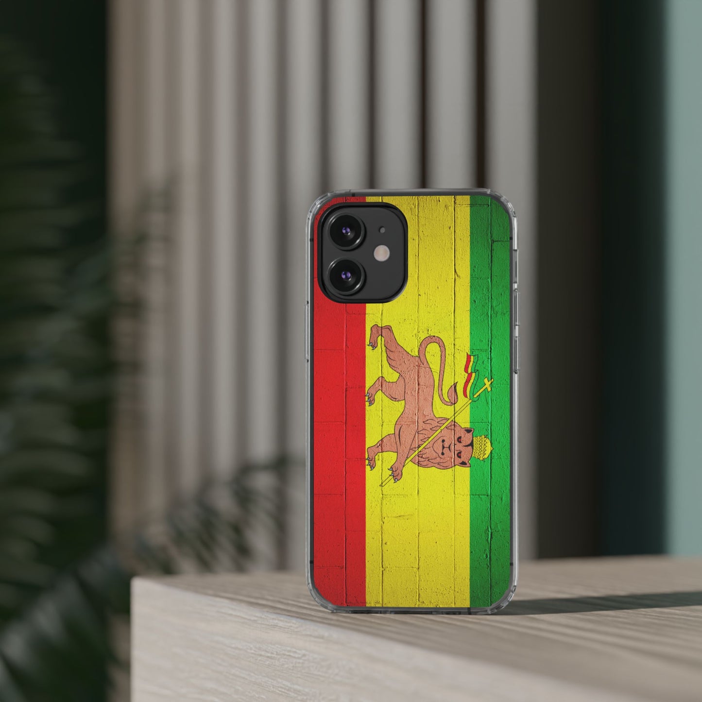 Vibrant Rastafarian Flag Phone Case, Impact-Resistant Cover, Customizable Gift for Music Lovers, iPhone and Samsung