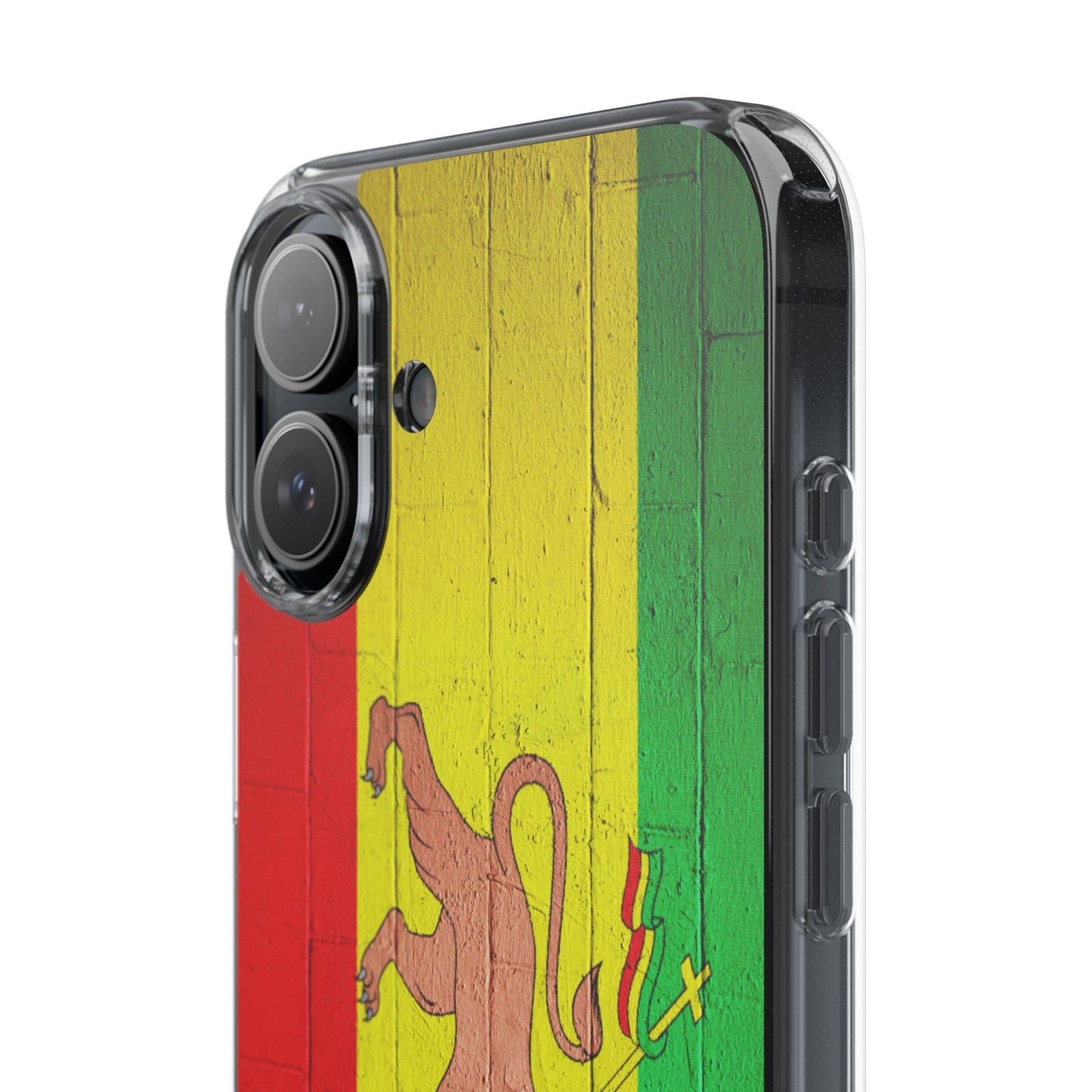 Vibrant Rastafarian Flag Phone Case, Impact-Resistant Cover, Customizable Gift for Music Lovers, iPhone and Samsung