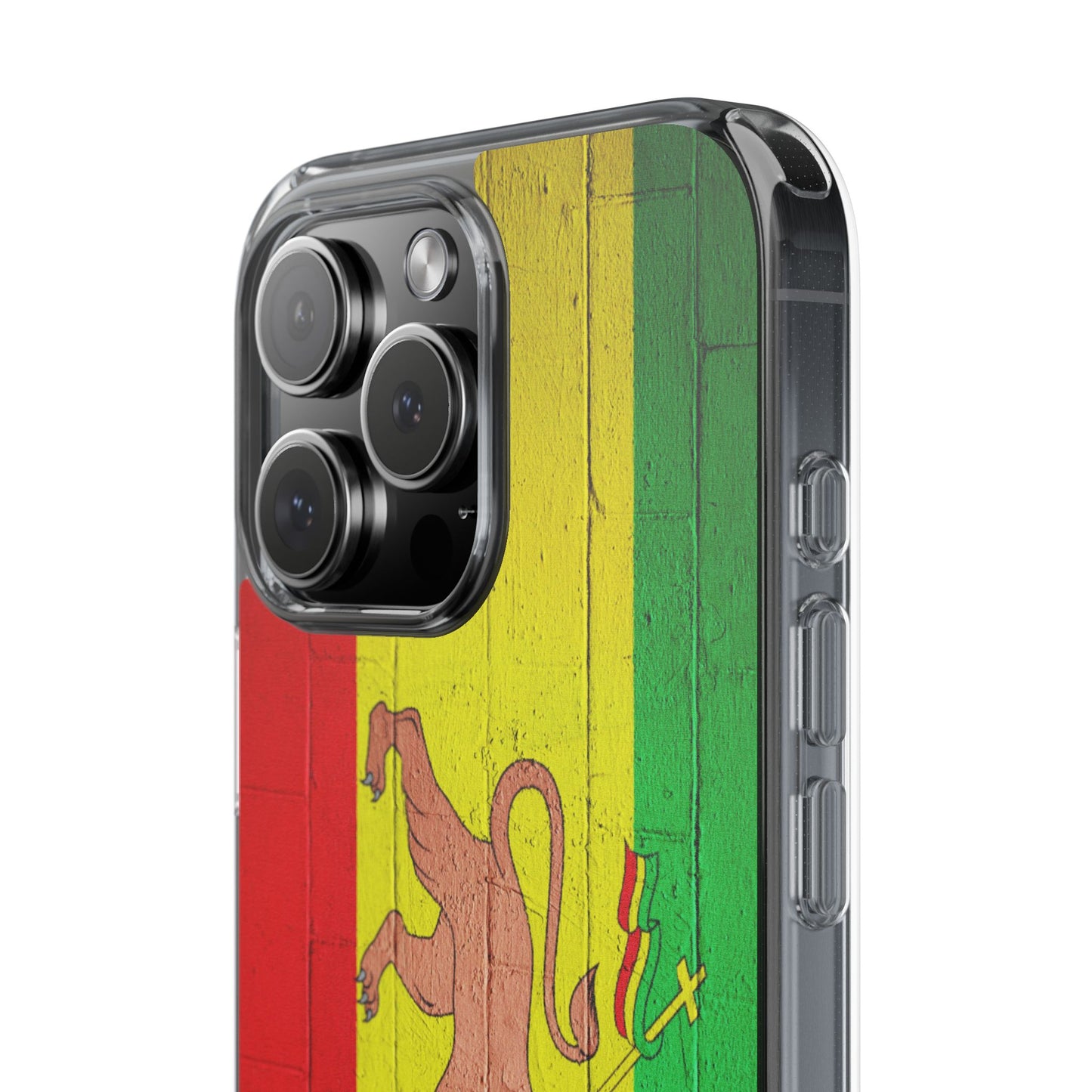 Vibrant Rastafarian Flag Phone Case, Impact-Resistant Cover, Customizable Gift for Music Lovers, iPhone and Samsung