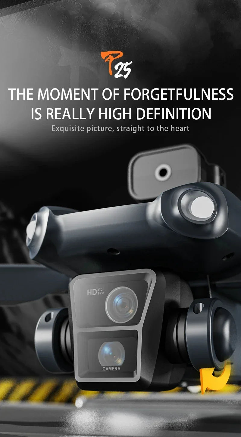 P25 RC Drone GPS 8K Professional with Camera 5G WIFI 360° Obstacle Avoidance FPV Brushless Motor RC Quadcopter Mini Drone