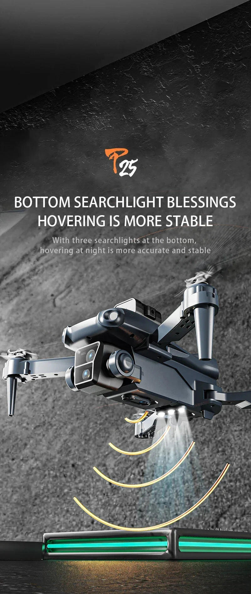 P25 RC Drone GPS 8K Professional with Camera 5G WIFI 360° Obstacle Avoidance FPV Brushless Motor RC Quadcopter Mini Drone