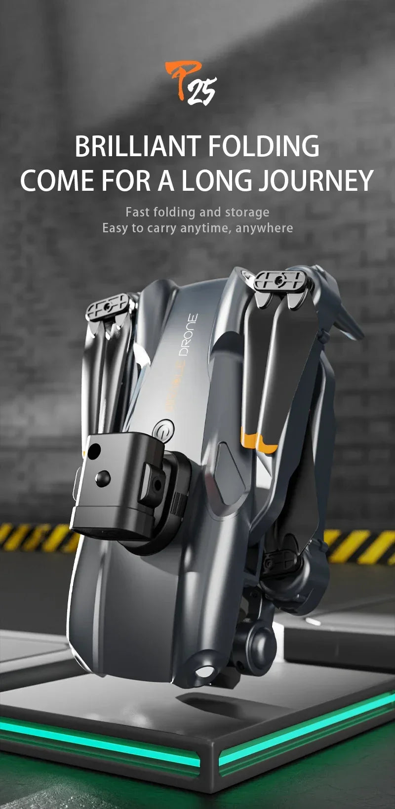 P25 RC Drone GPS 8K Professional with Camera 5G WIFI 360° Obstacle Avoidance FPV Brushless Motor RC Quadcopter Mini Drone