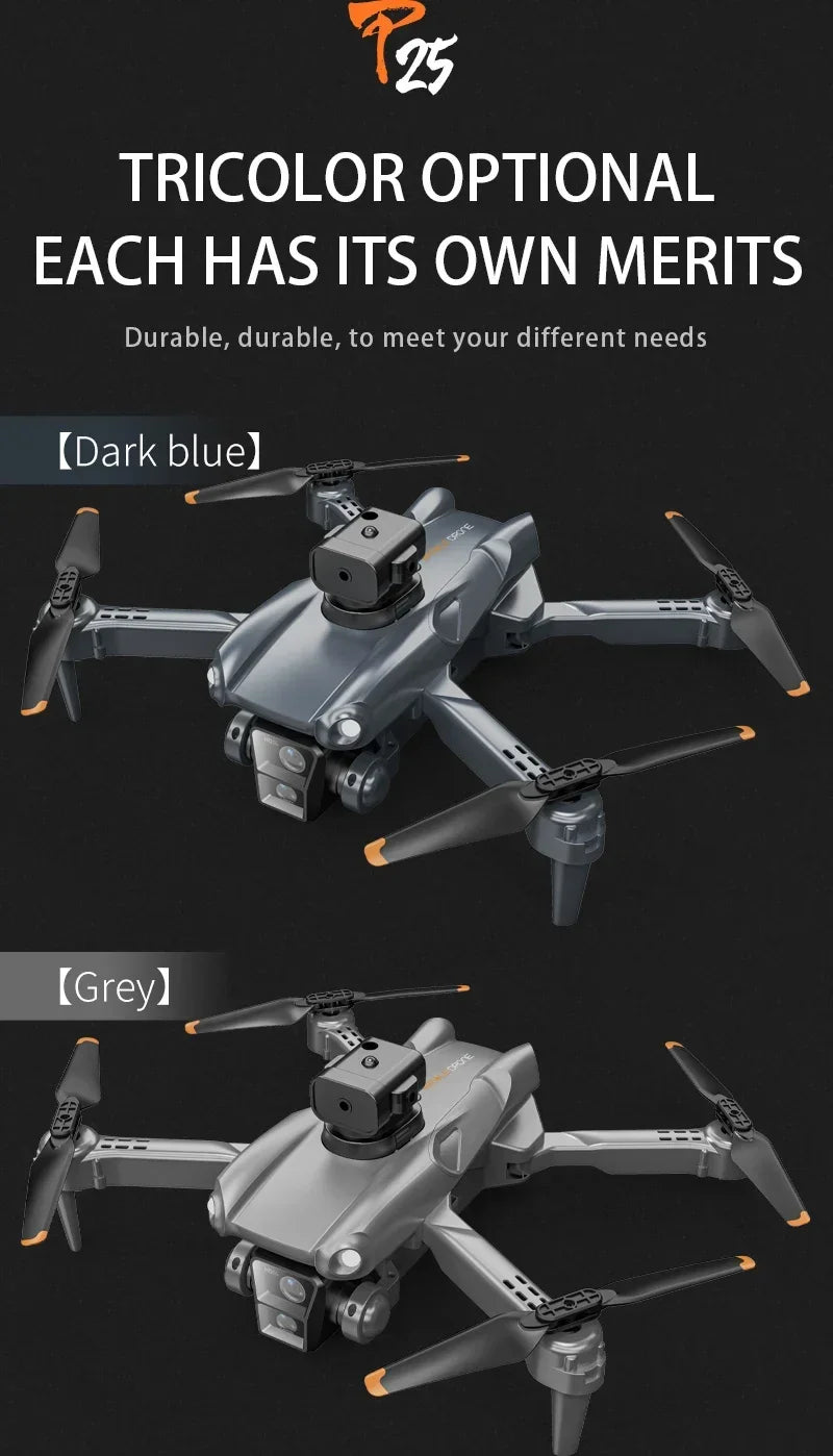 P25 RC Drone GPS 8K Professional with Camera 5G WIFI 360° Obstacle Avoidance FPV Brushless Motor RC Quadcopter Mini Drone